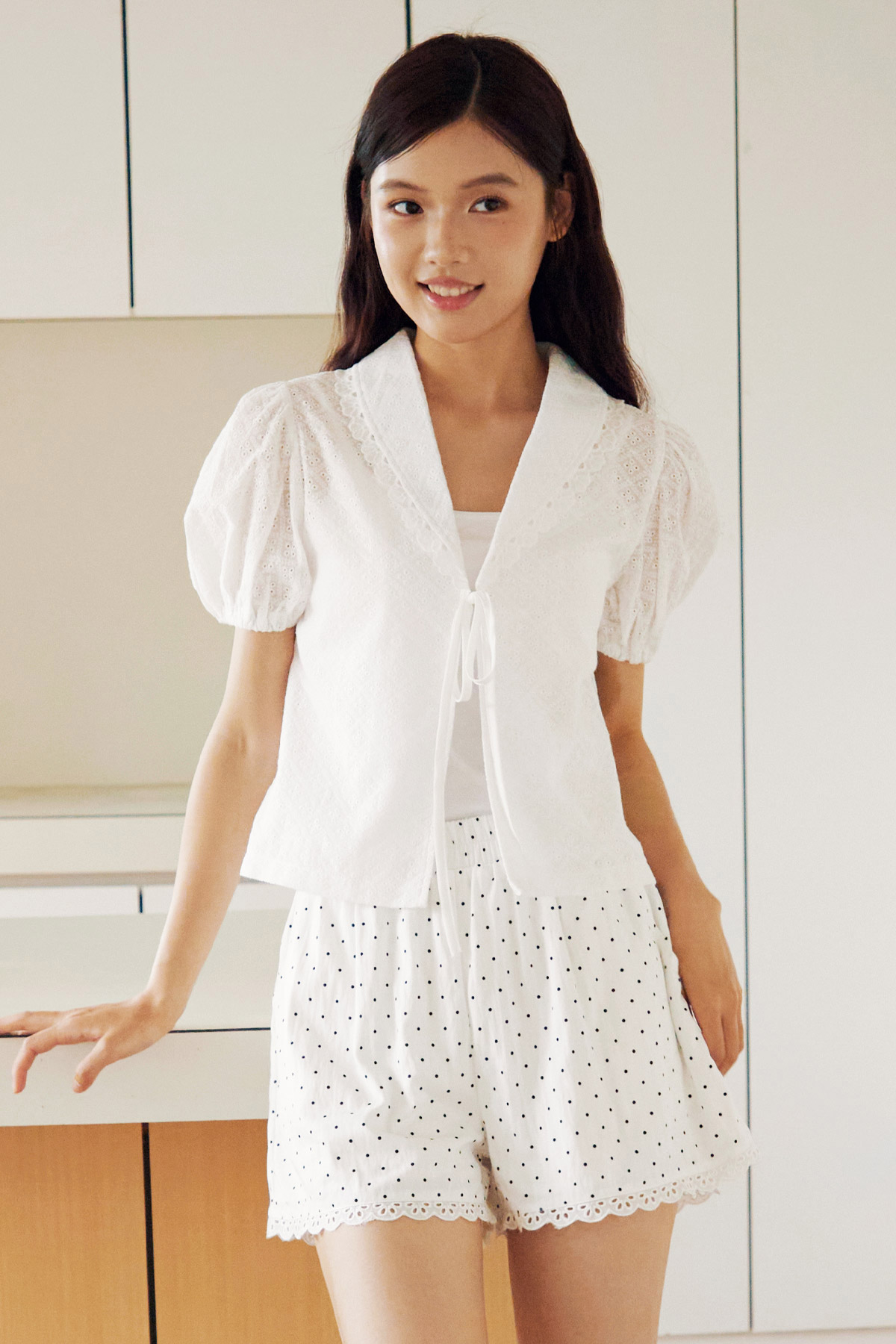 *BACKORDER* AMELIA TOP - WHISPER THREAD [BY MODPARADE]
