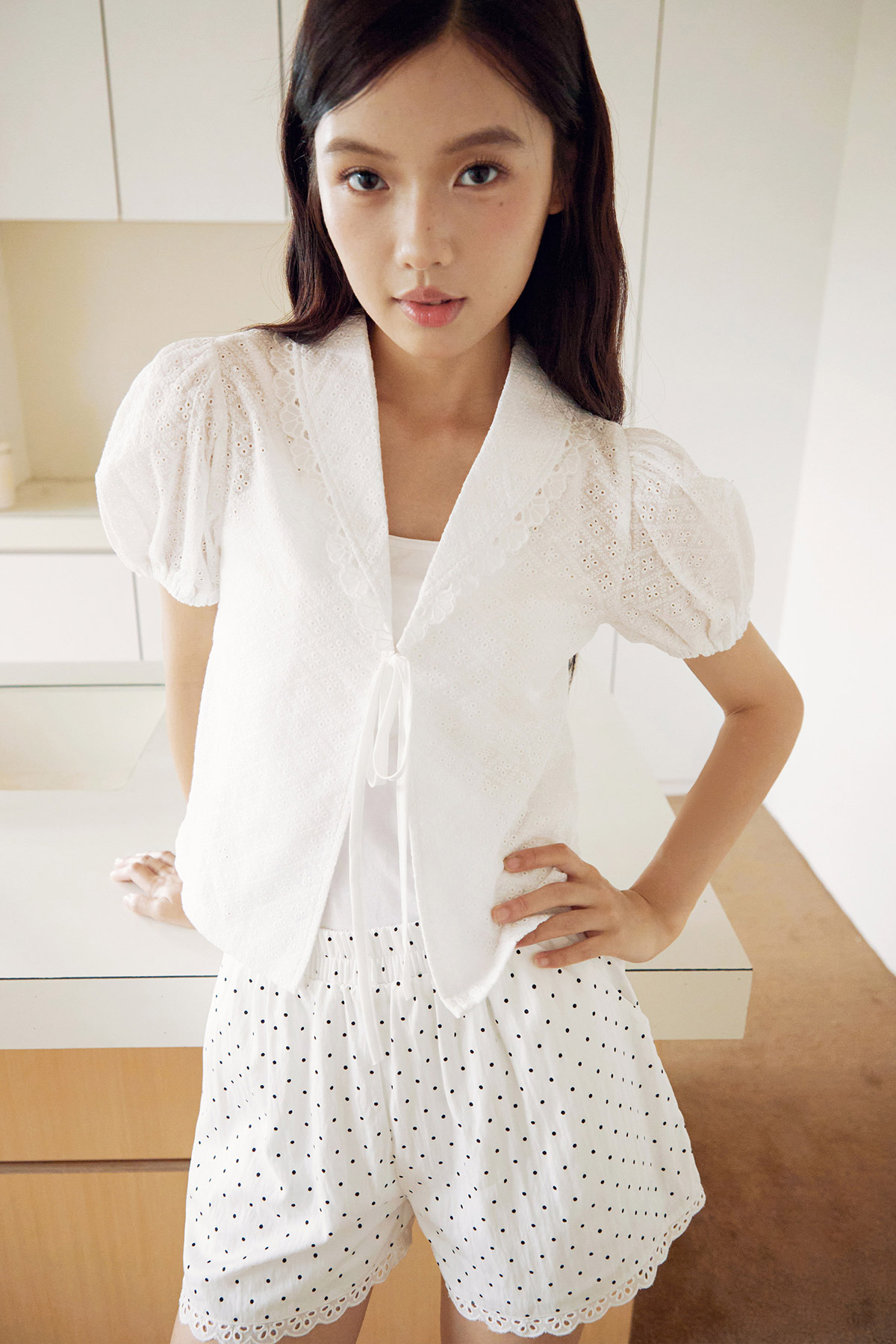 *BACKORDER* AMELIA TOP - WHISPER THREAD [BY MODPARADE]