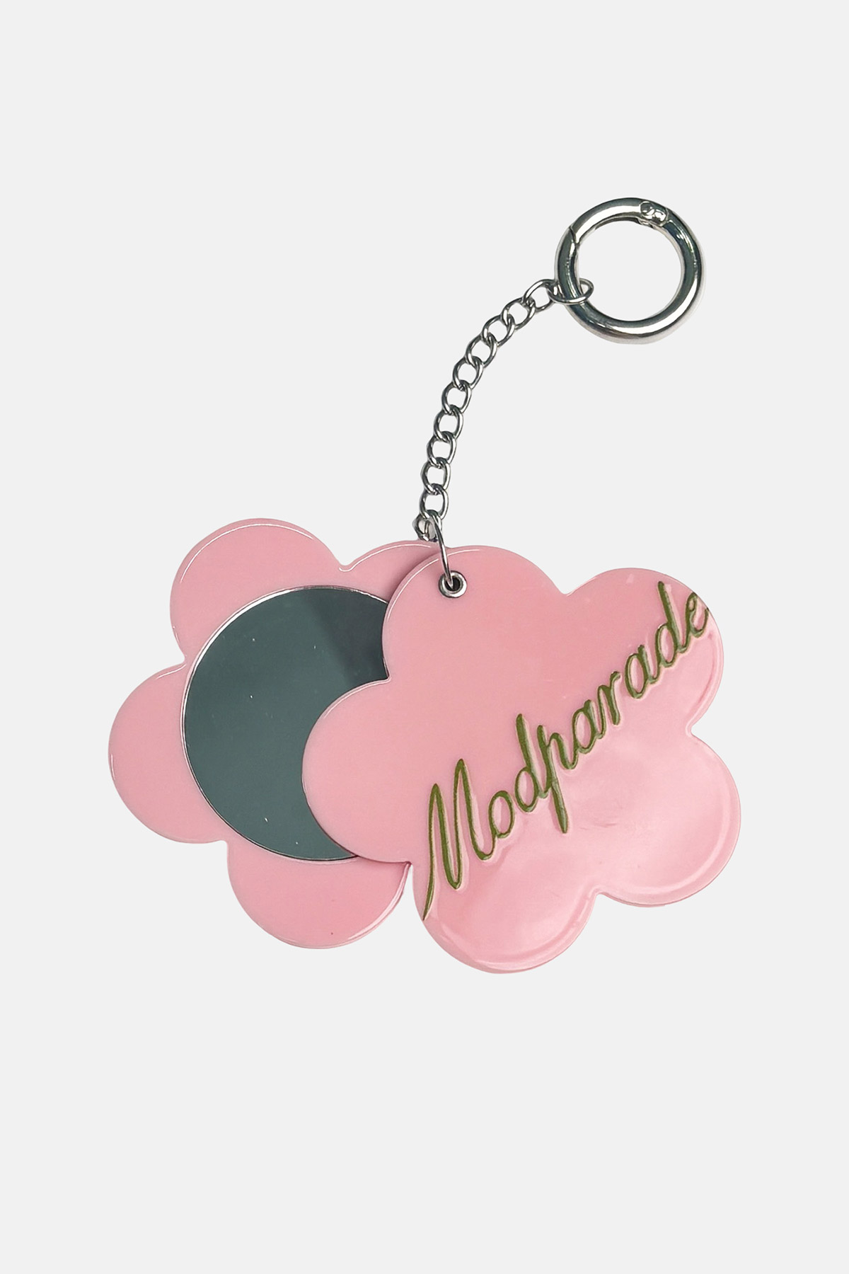 BLOOMIE MIRROR BAG CHARM - BLUSH [BY MODPARADE]