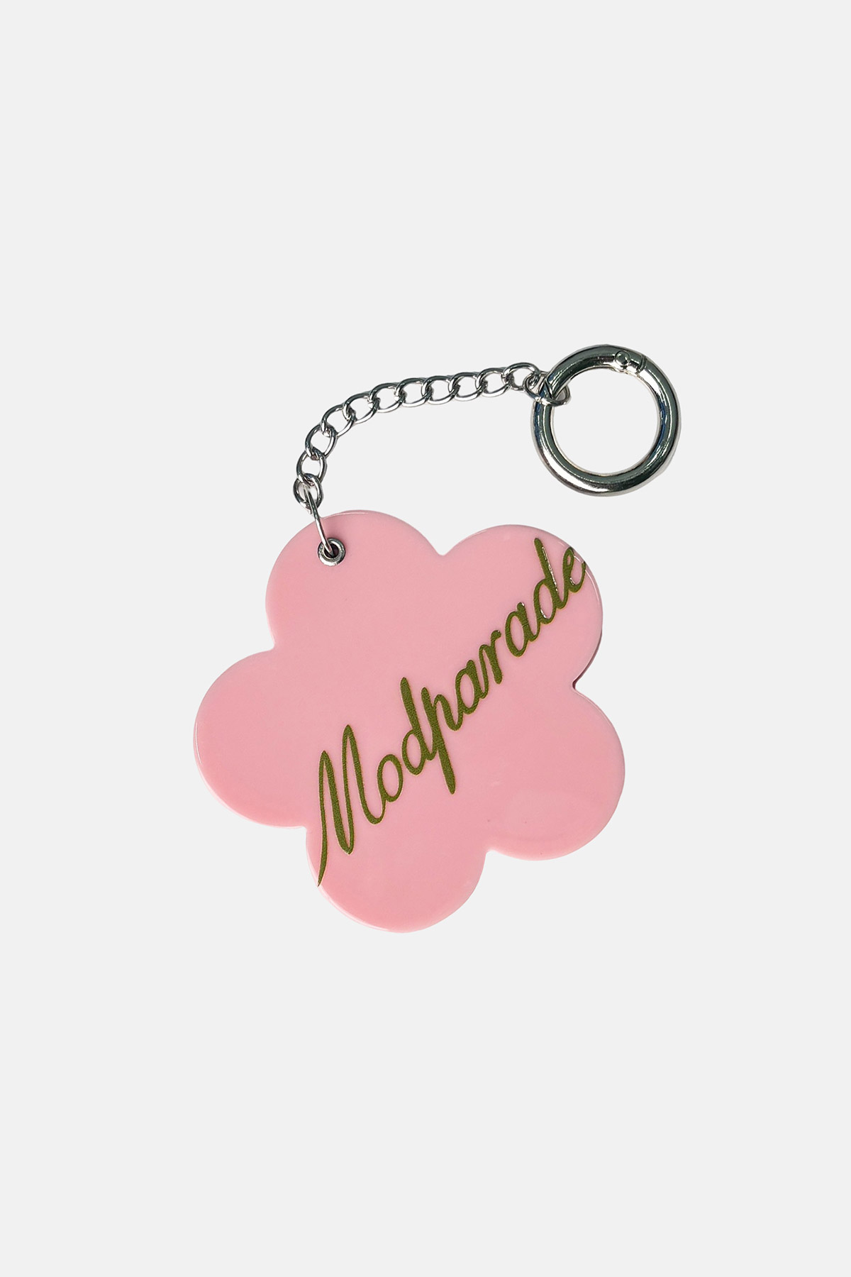 BLOOMIE MIRROR BAG CHARM - BLUSH [BY MODPARADE]