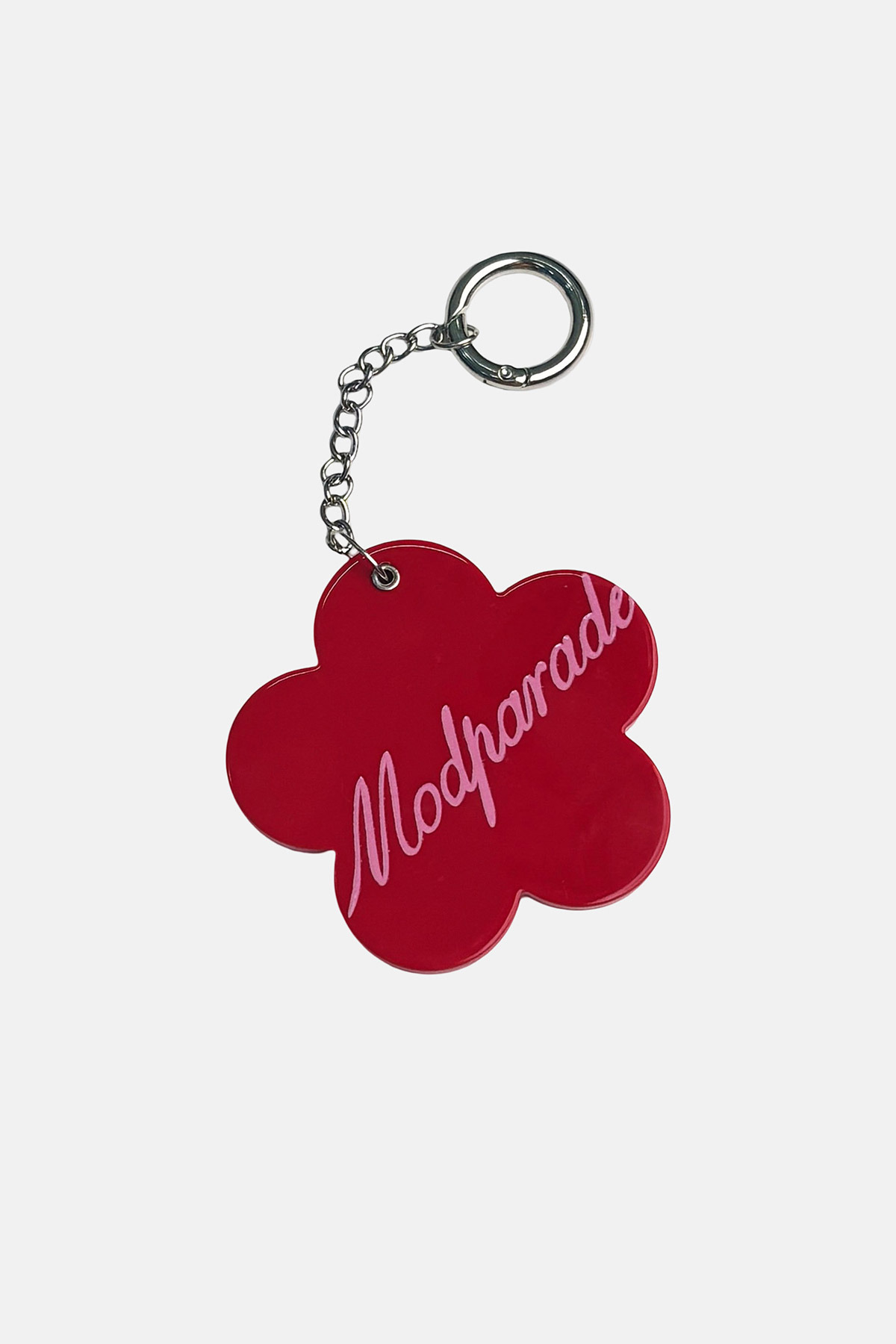 BLOOMIE MIRROR BAG CHARM - SCARLET [BY MODPARADE]