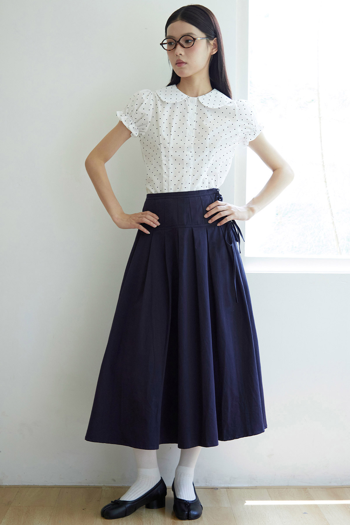 HANNE SKIRT - NAVY [BY MODPARADE]