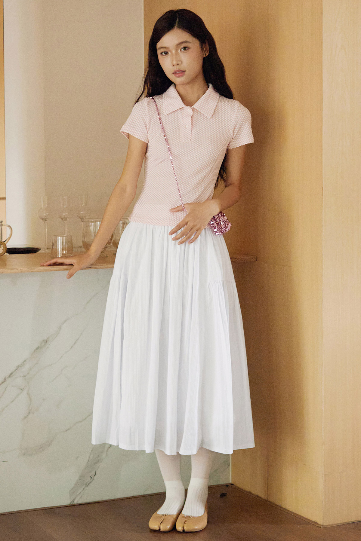 LAURETTE SKIRT - IVORY [BY MODPARADE]