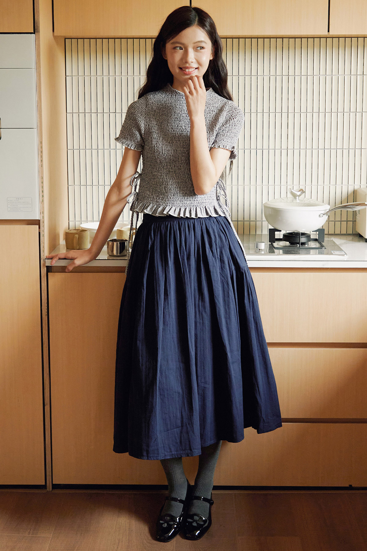LAURETTE SKIRT - NAVY [BY MODPARADE]