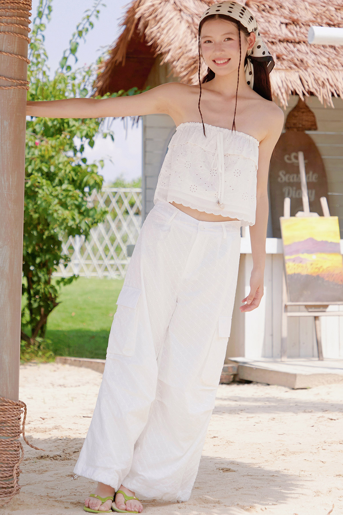 MONA TOP - DAISYWHITE [BY MODPARADE]