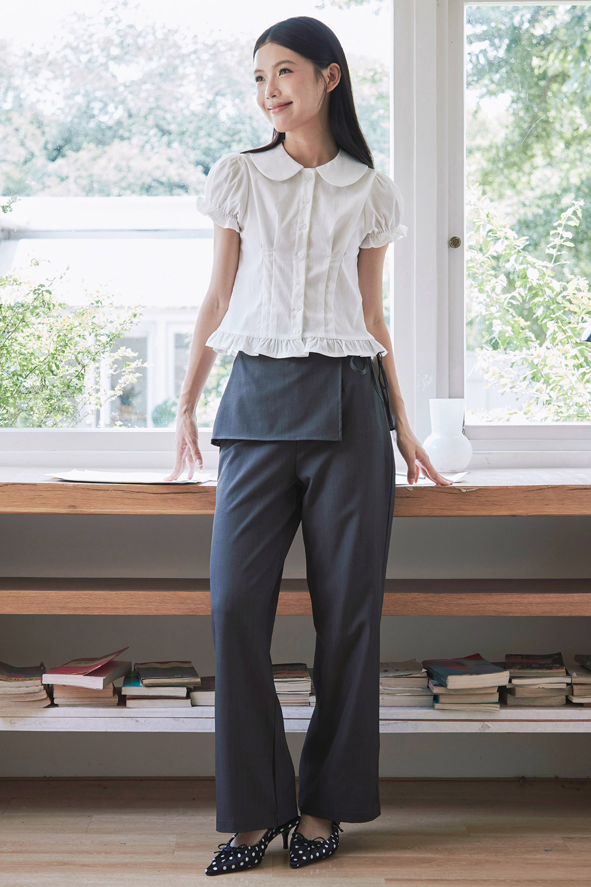 SOFIE TOP - IVORY [BY MODPARADE]