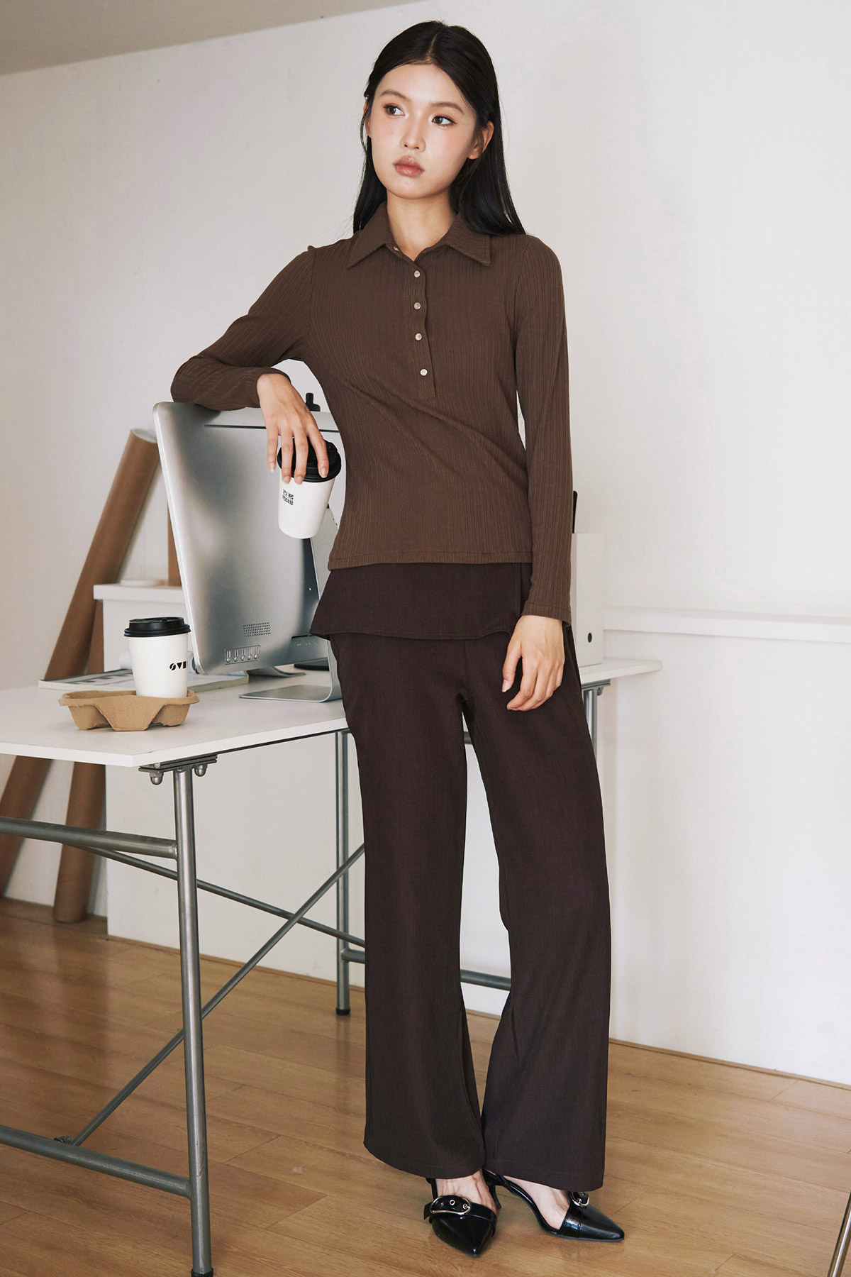 SOMMER TOP - MOCHA [BY MODPARADE]