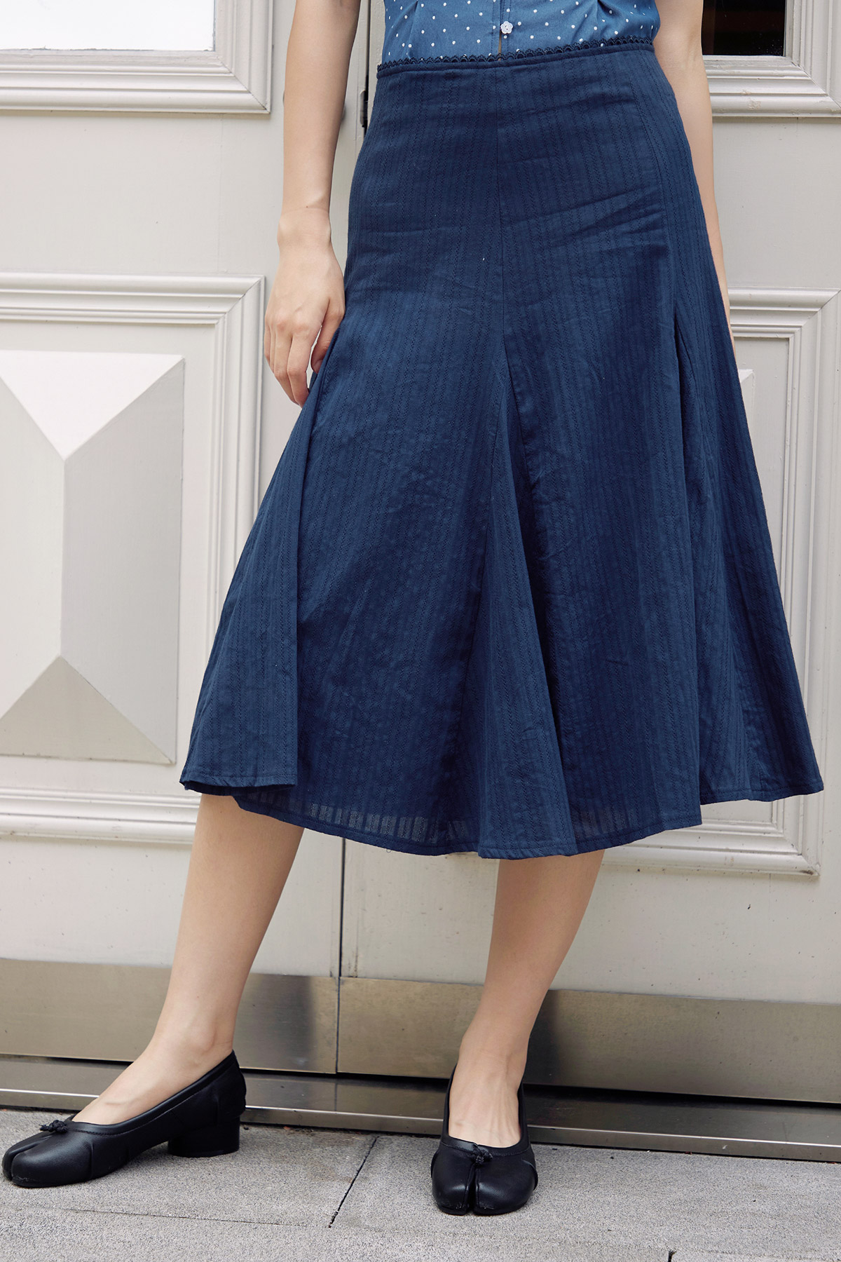 BONNIE SKIRT - NAVY [BY MODPARADE]