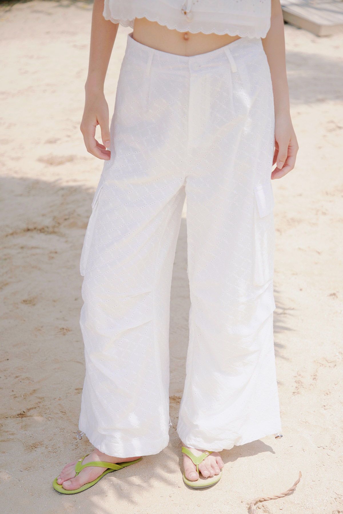 BRUNO PANTS - WHITE BREEZE [BY MODPARADE]