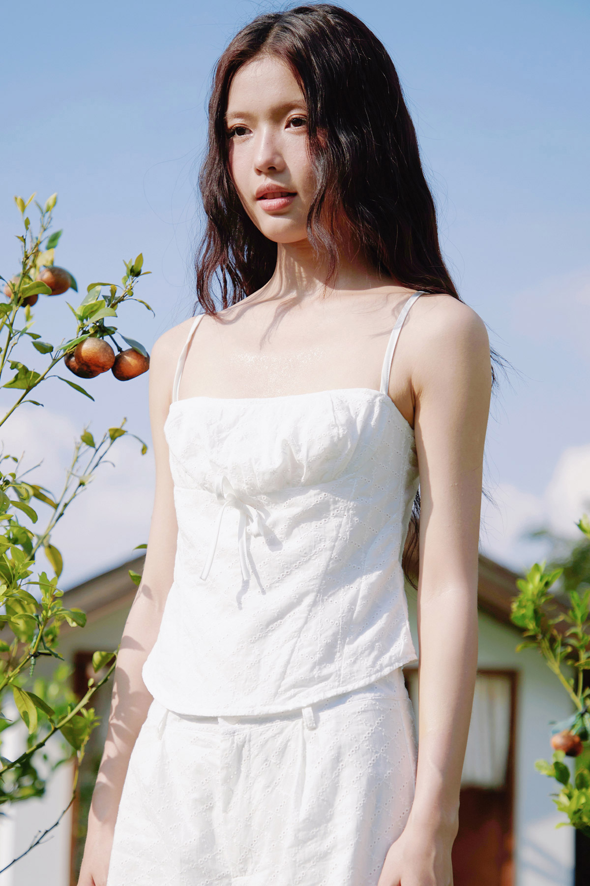 DANIELLE TOP - WHITE BREEZE [BY MODPARADE]