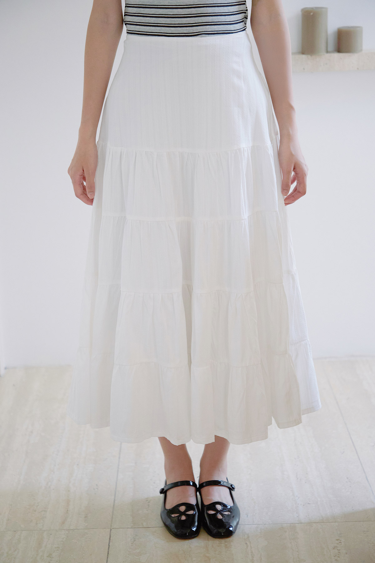 HOLLIE SKIRT - IVORY [BY MODPARADE]