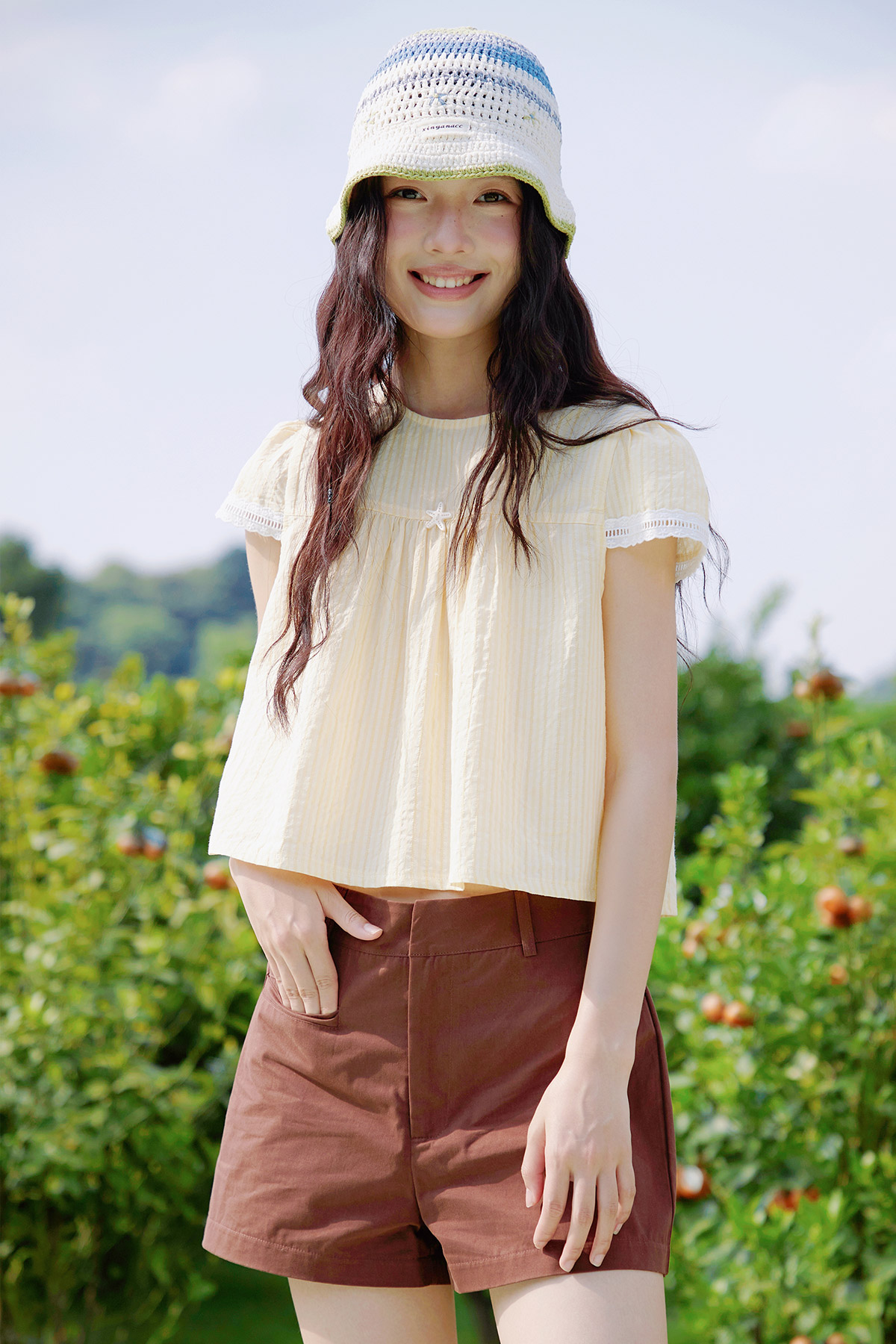 *BACKORDER* VIOLA TOP - BUTTER [BY MODPARADE]