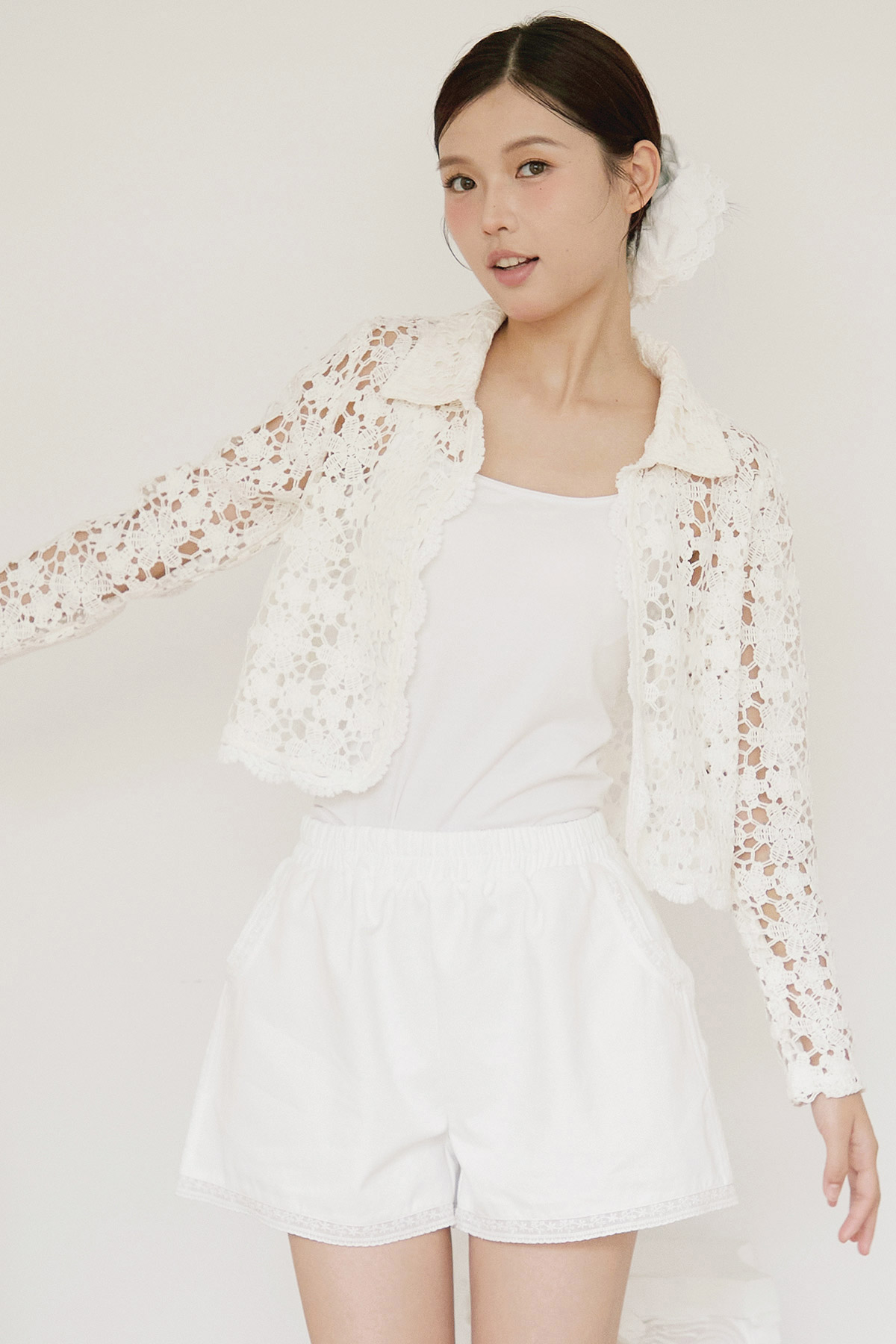FLORENCE CARDIGAN - IVORY [BY MODPARADE]