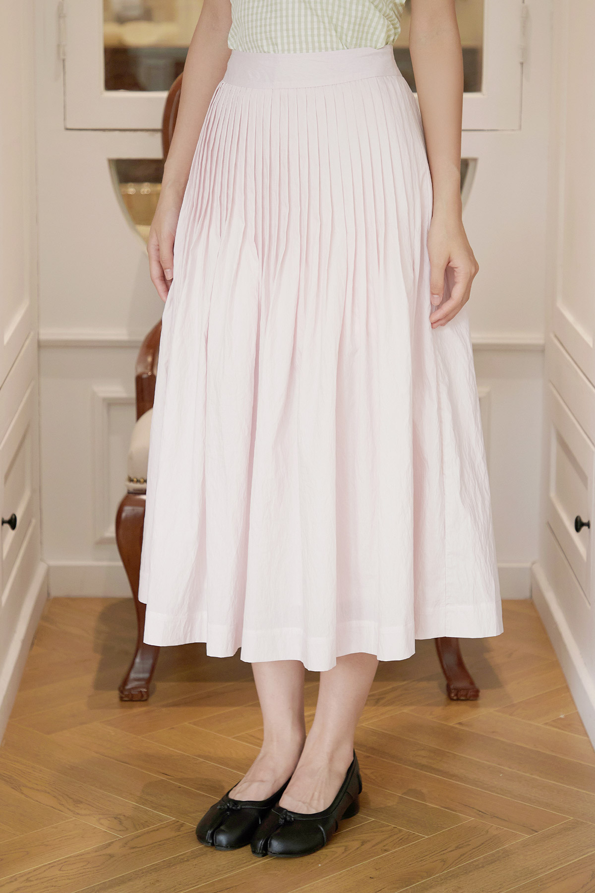 LILLIE SKIRT - BLUSH [BY MODPARADE]