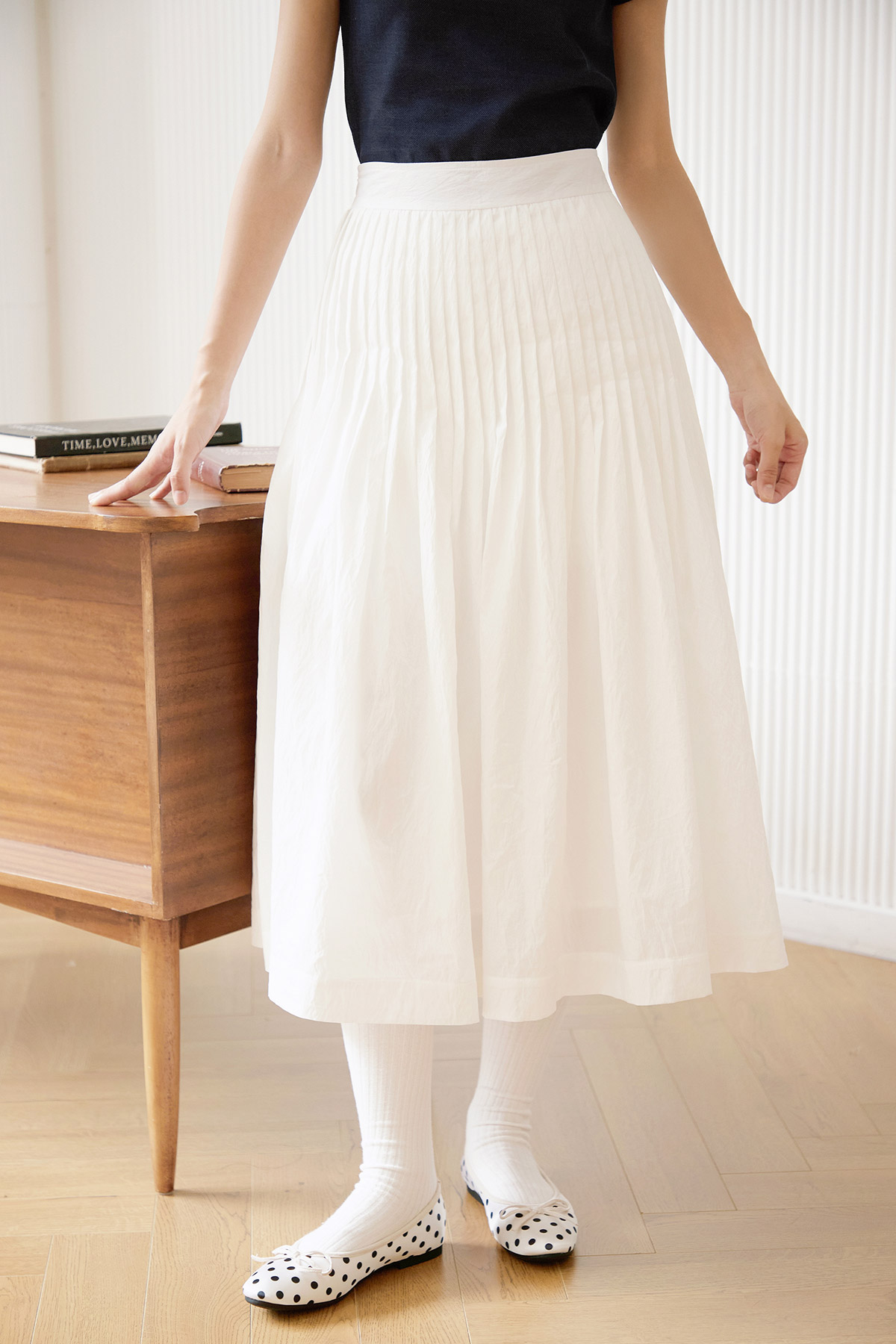 LILLIE SKIRT - IVORY [BY MODPARADE]