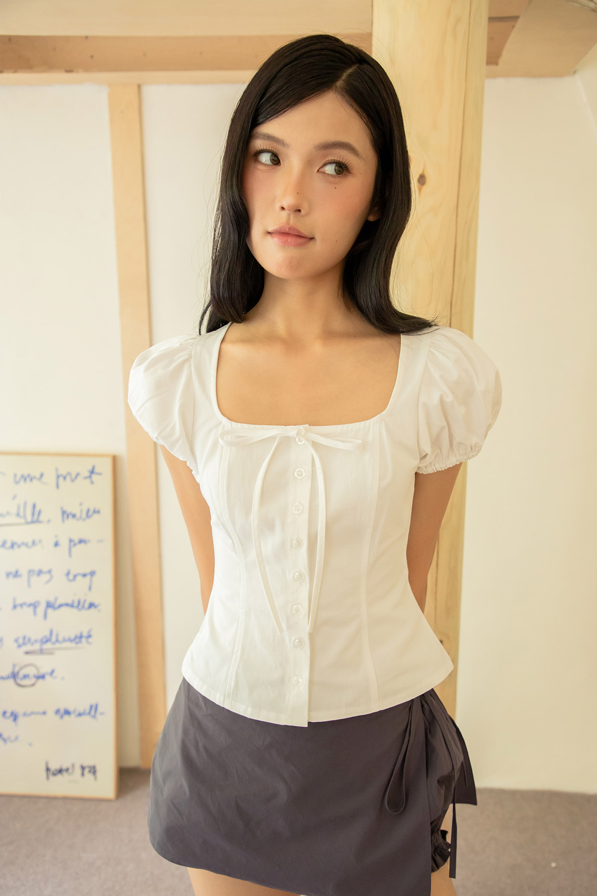 LUNA TOP - IVORY [BY MODPARADE]