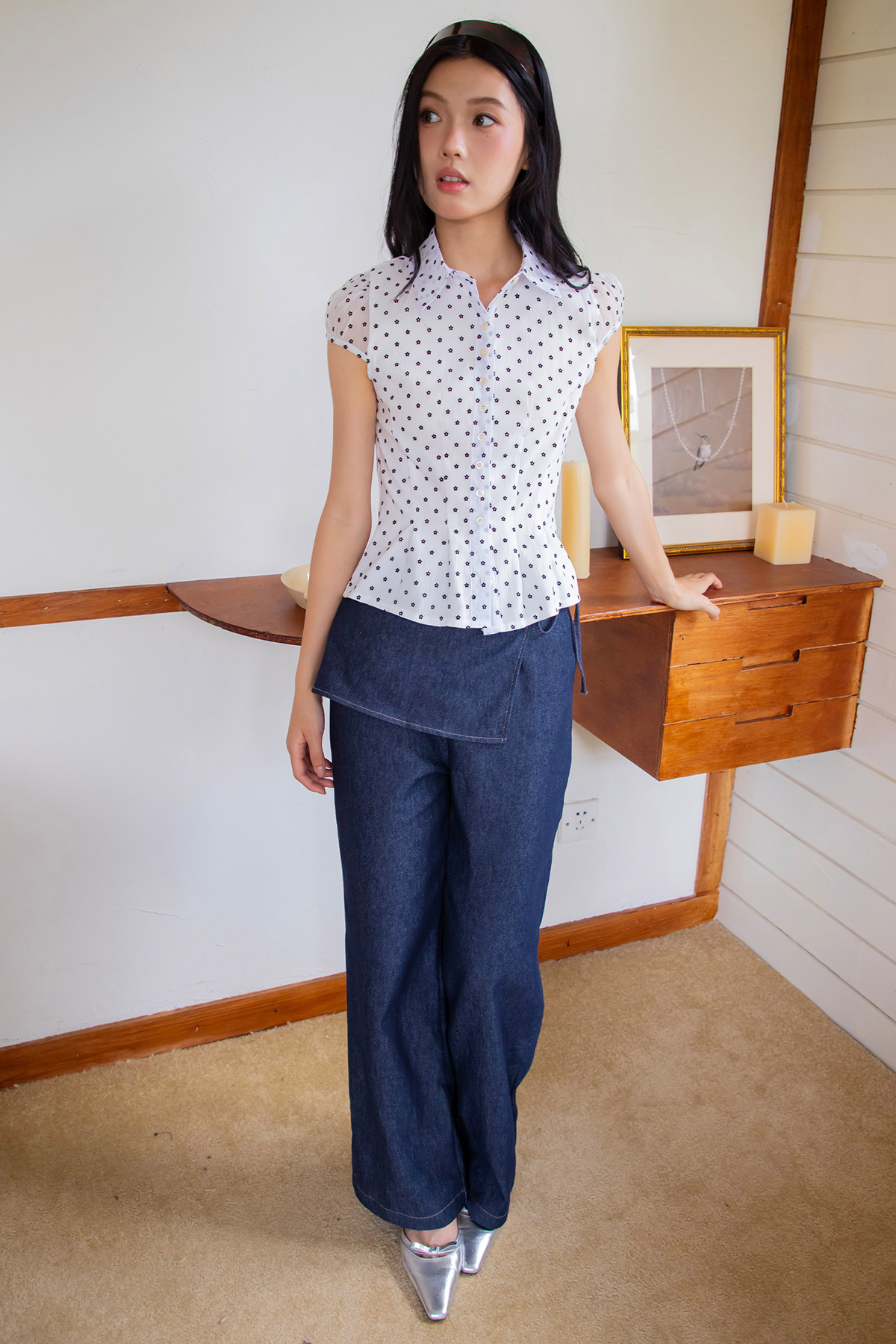 MARTIN TOP - INK PETAL [BY MODPARADE]