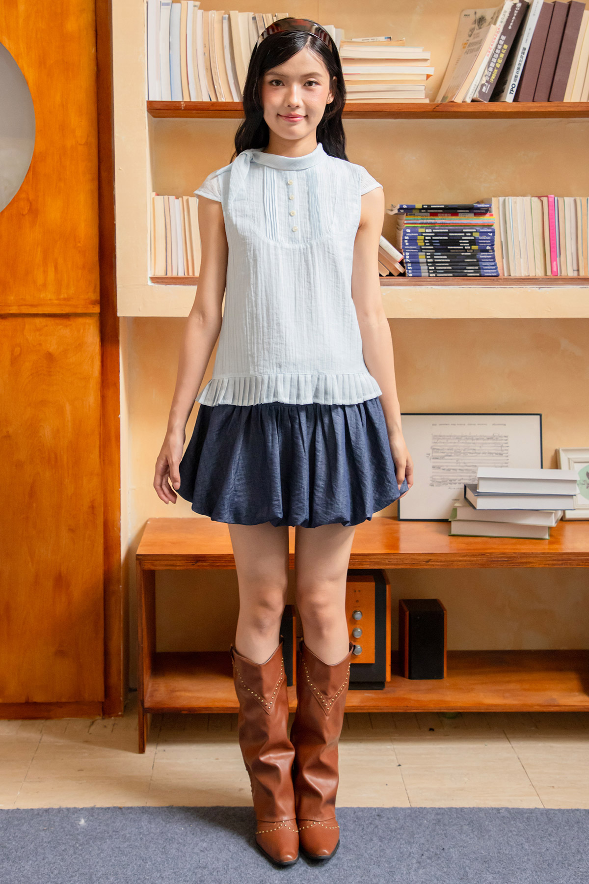 STELLA TOP - SKY [BY MODPARADE]
