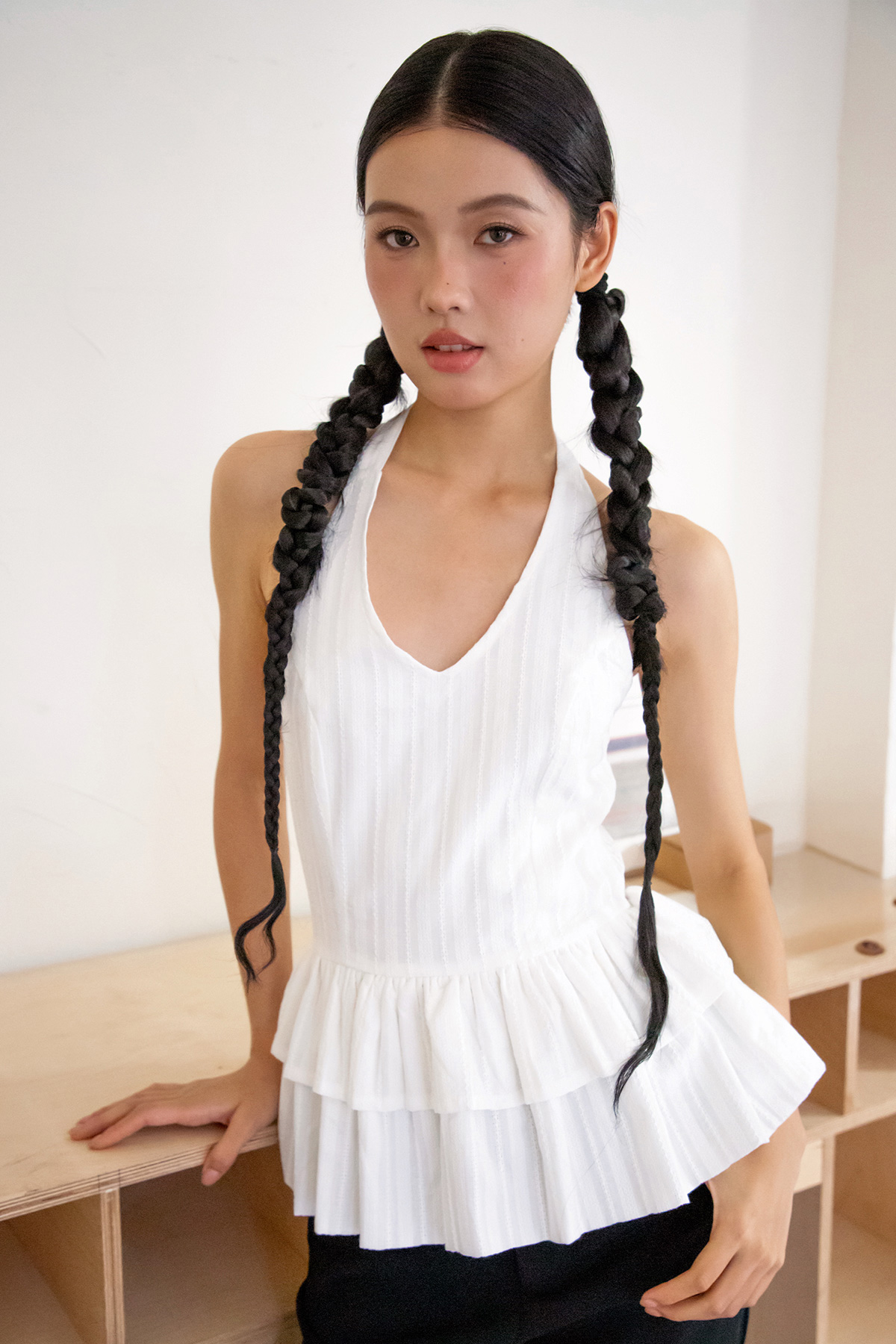 CELIA TOP - IVORY [BY MODPARADE]