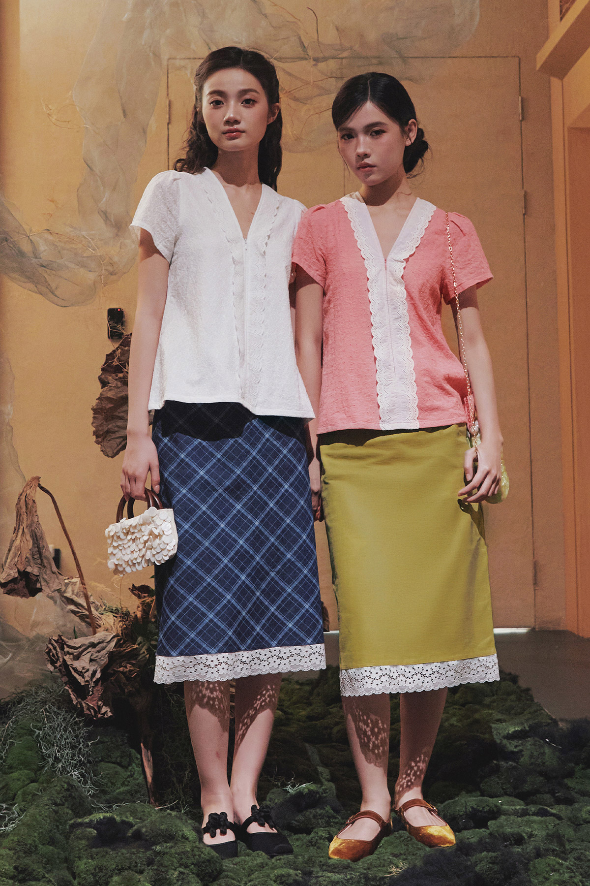 AATIYA KEBAYA TOP - PINK CHANTILLY [BY MODPARADE]