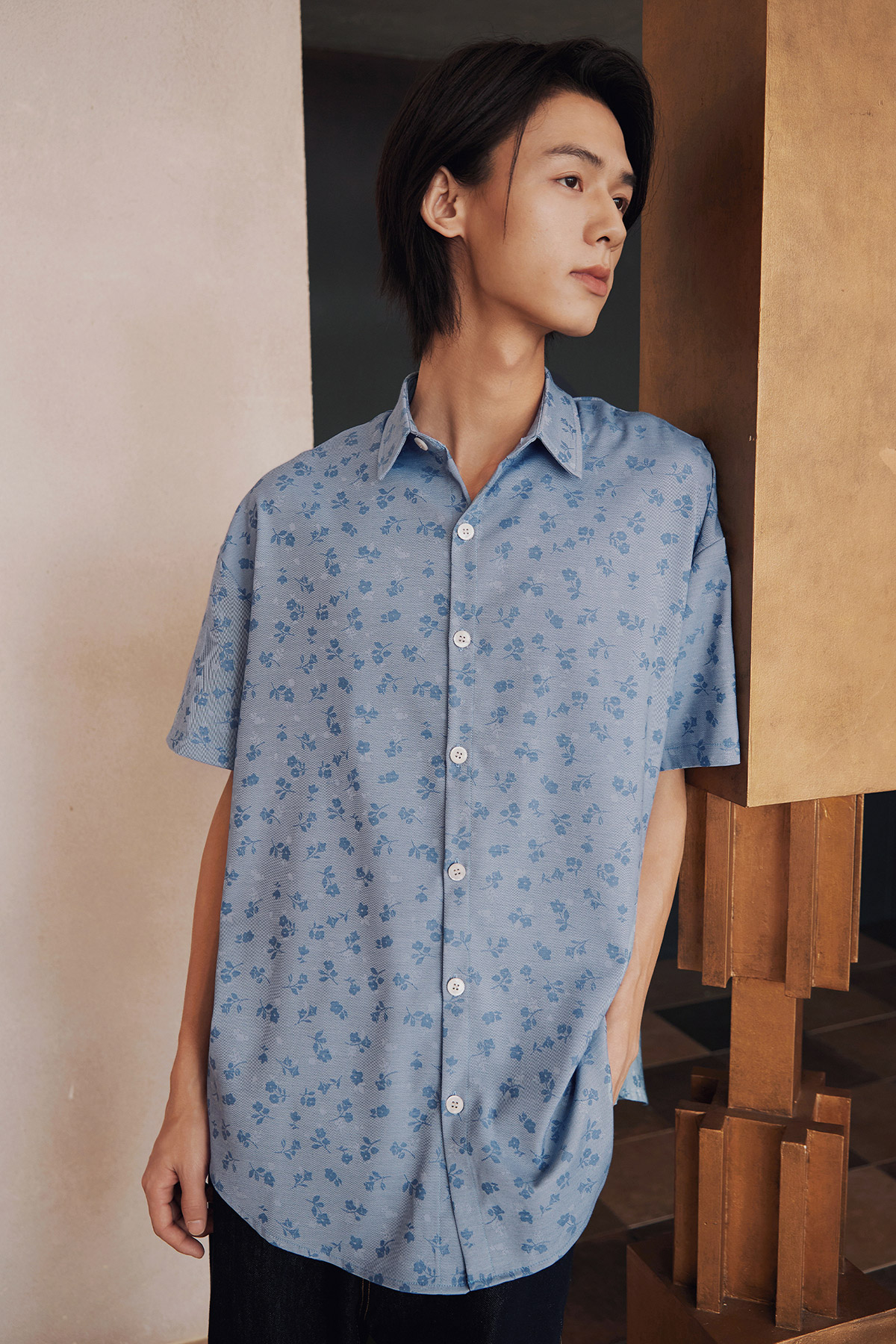 FREDDIE SHIRT - BLEU DYNASTY [BY MODPARADE]