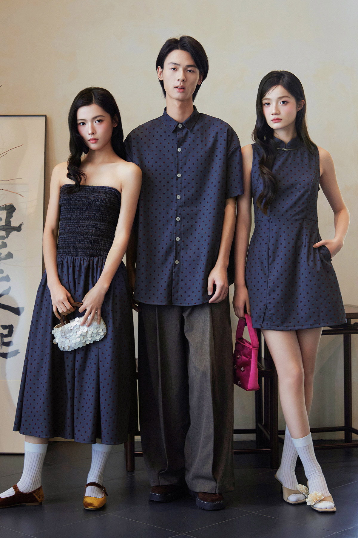 FREDDIE SHIRT - CRIMSON BLOOM [BY MODPARADE]