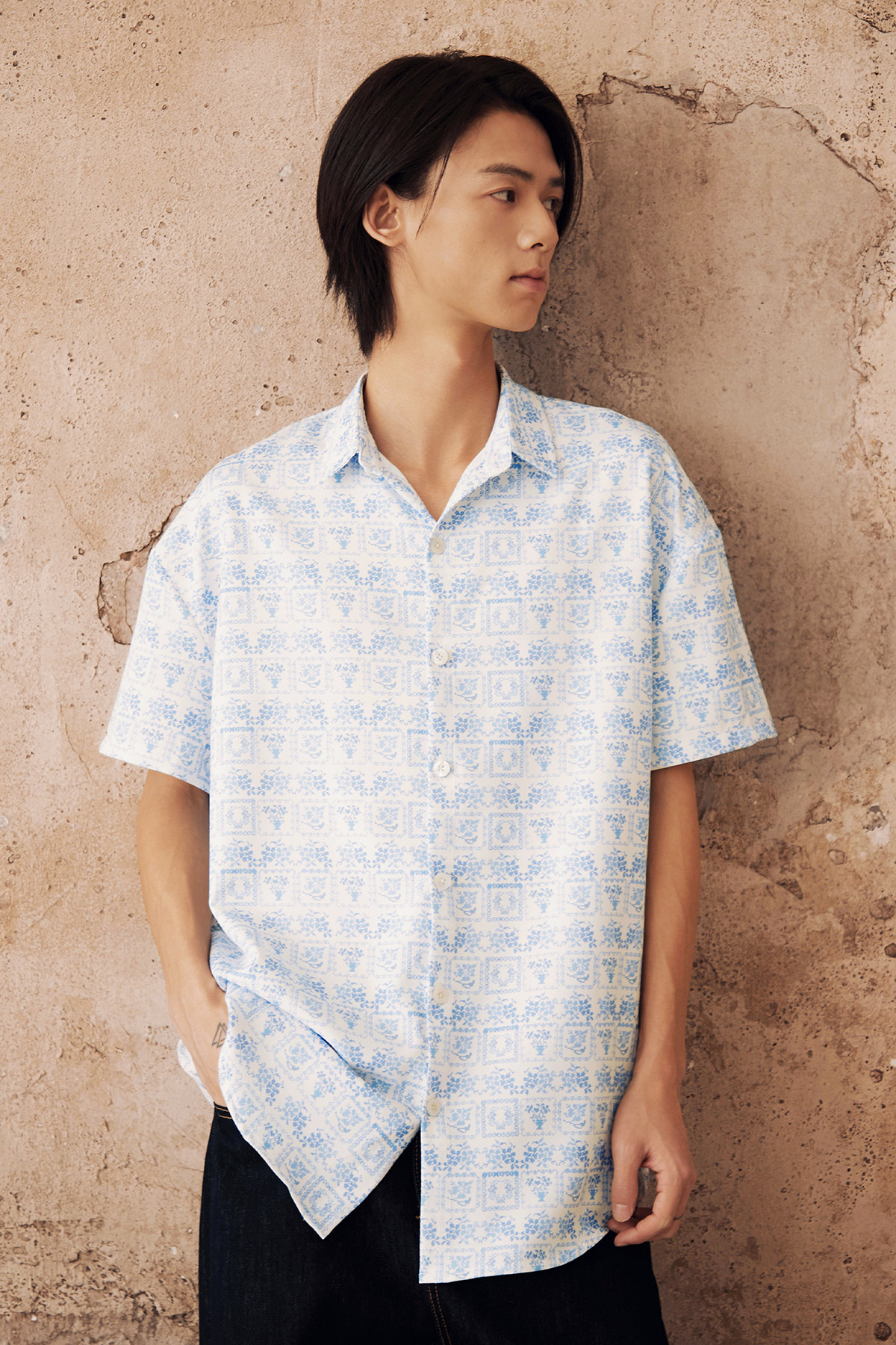 FREDDIE SHIRT - HEIRLOOM STITCH [BY MODPARADE]