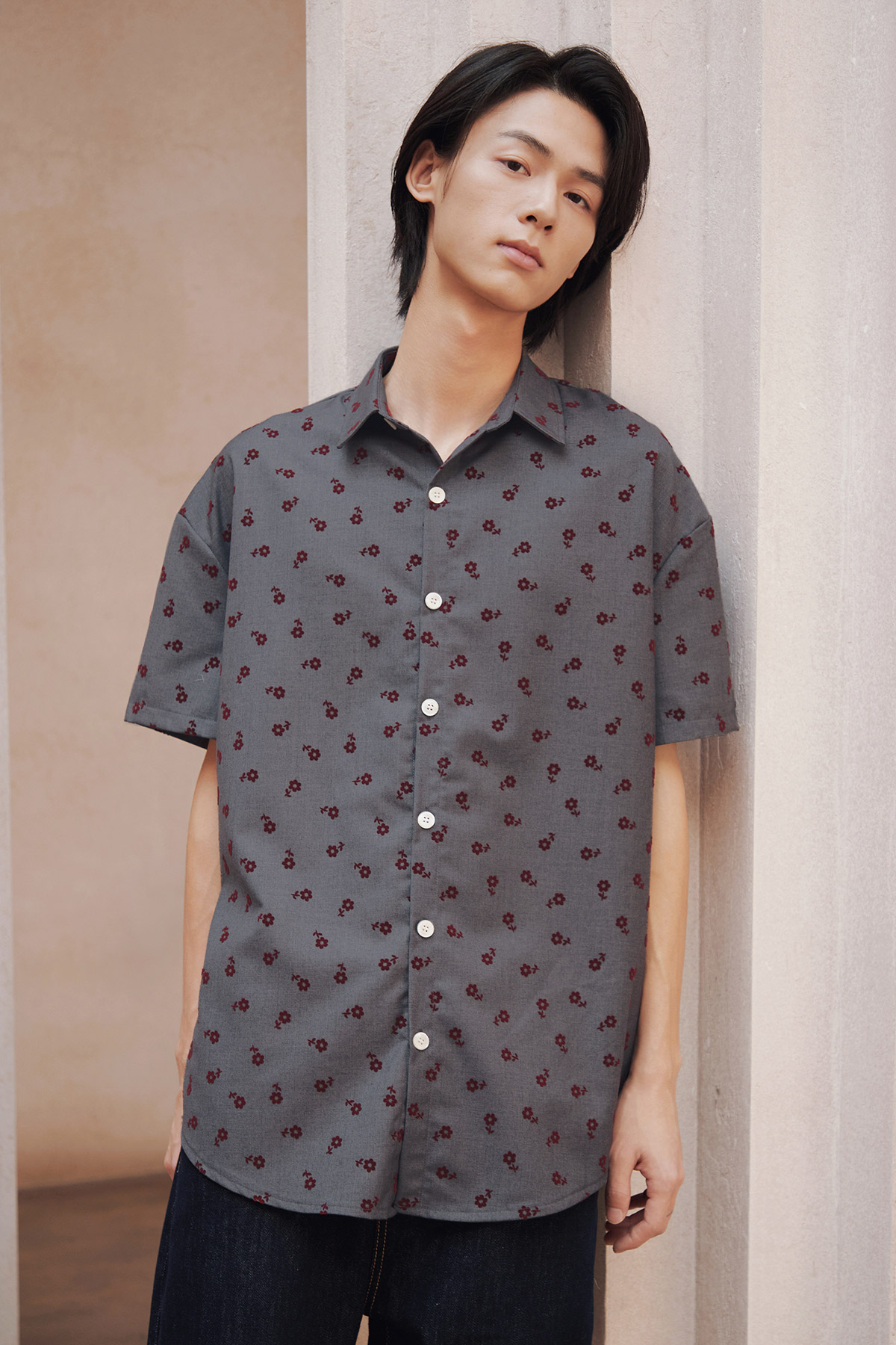 FREDDIE SHIRT - MOONFIELD ROSE [BY MODPARADE]