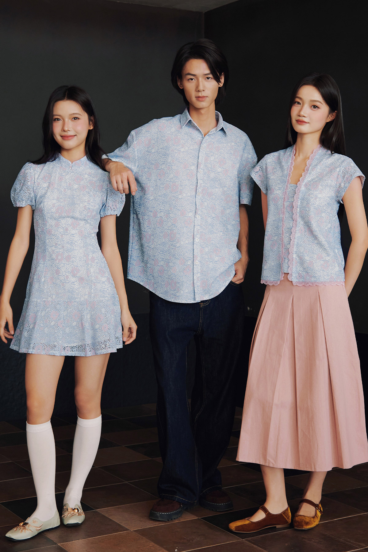 FREDDIE SHIRT - ROSEWATER VIEL [BY MODPARADE]