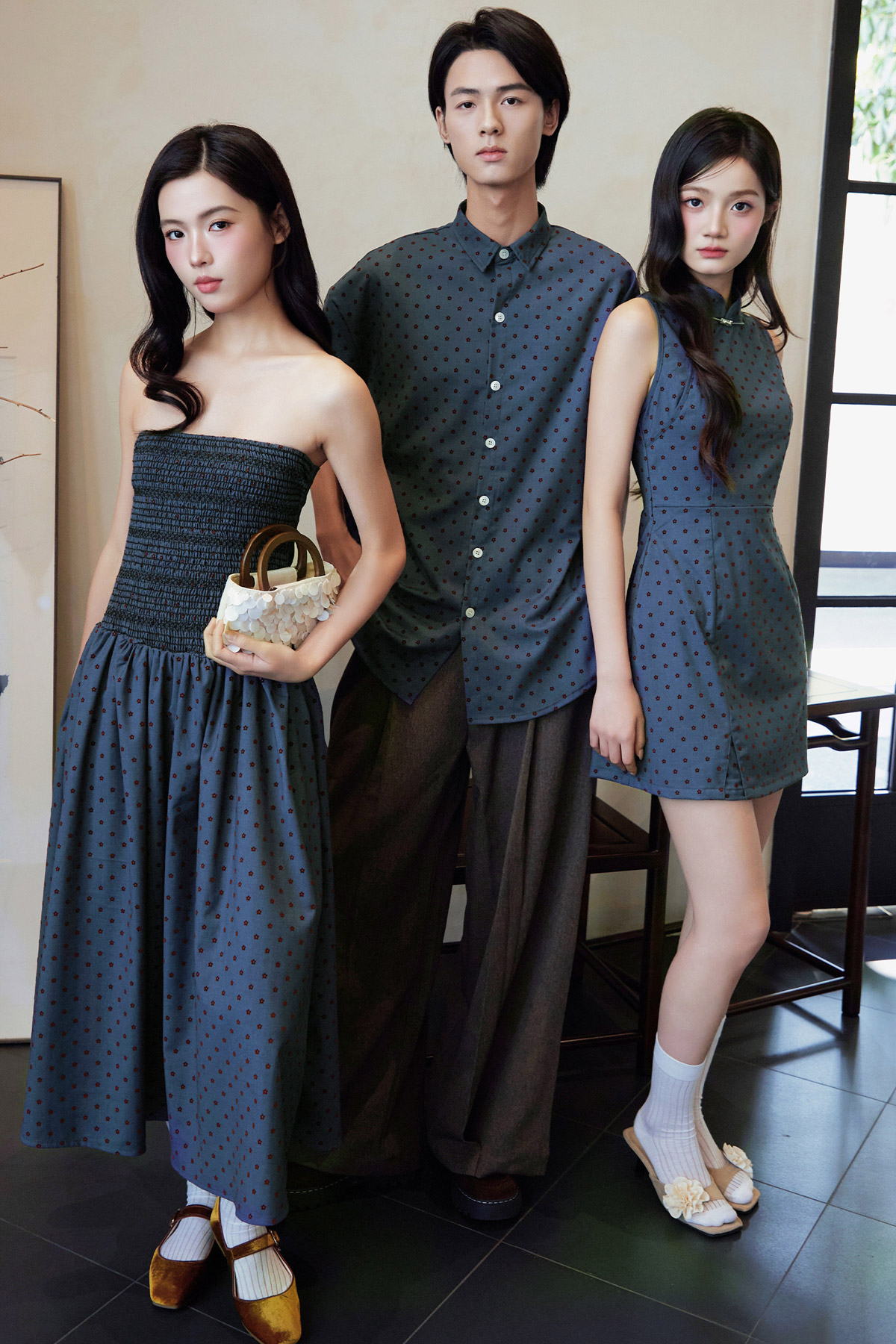 LILLIAN DRESS - CRIMSON BLOOM [BY MODPARADE]