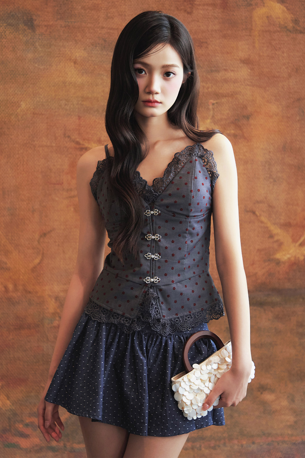 RIE TOP - HEATHER BLOOM [BY MODPARADE]