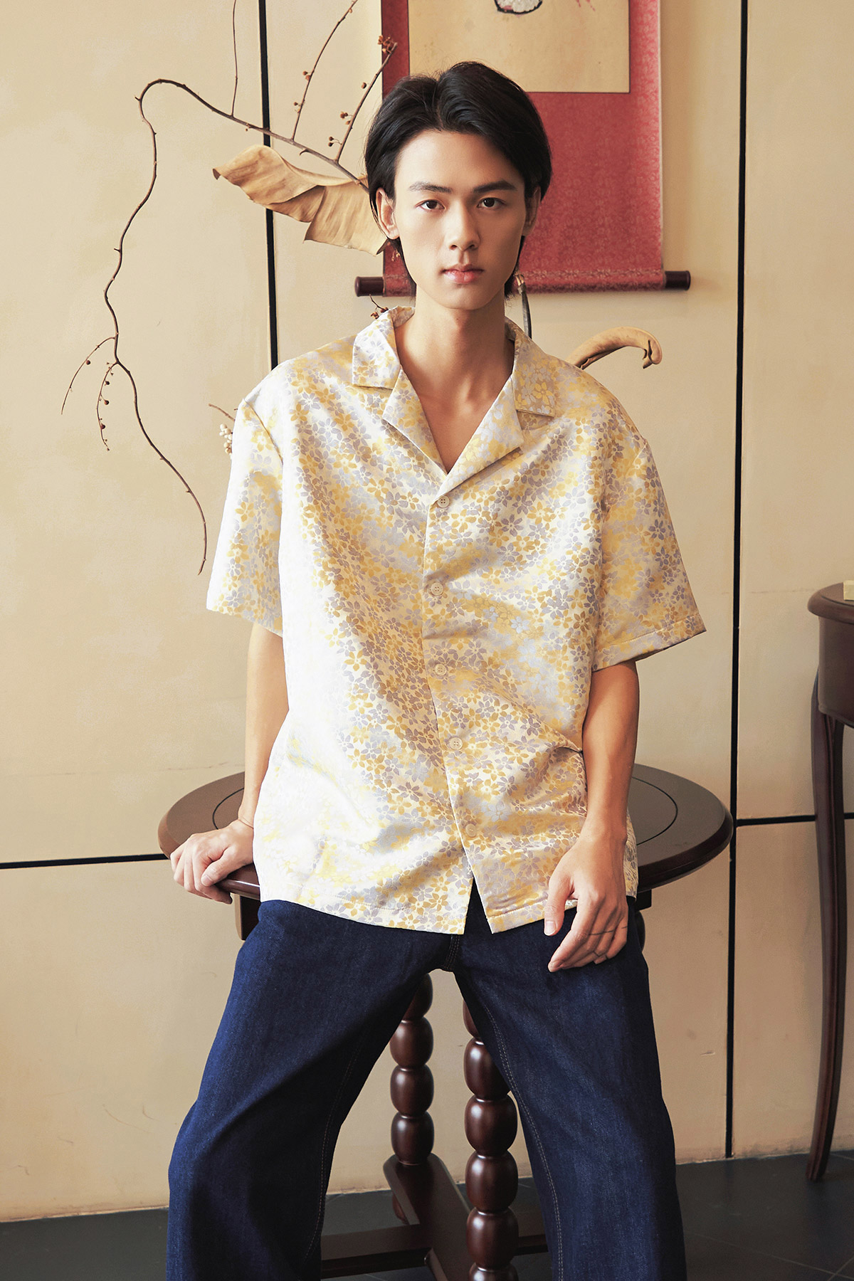 SAUNDERS SHIRT - ROYAL CITRINE [BY MODPARADE]