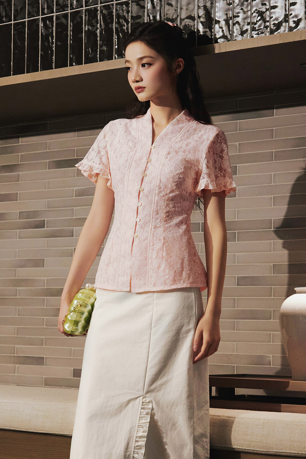 SERI KEBAYA TOP - PETALINE LACE [BY MODPARADE]