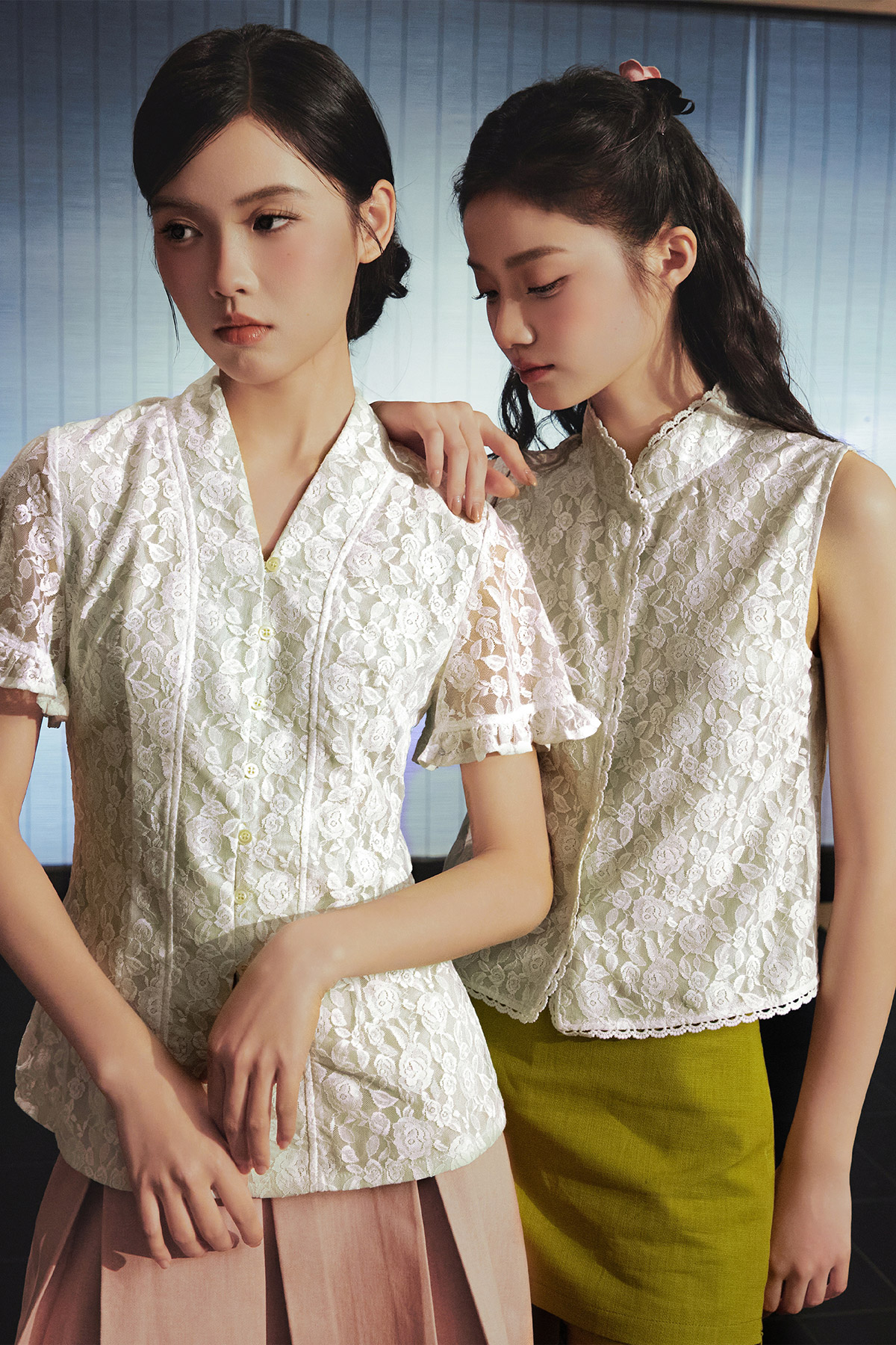 SERI KEBAYA TOP - SNOWVIEL LACE [BY MODPARADE]