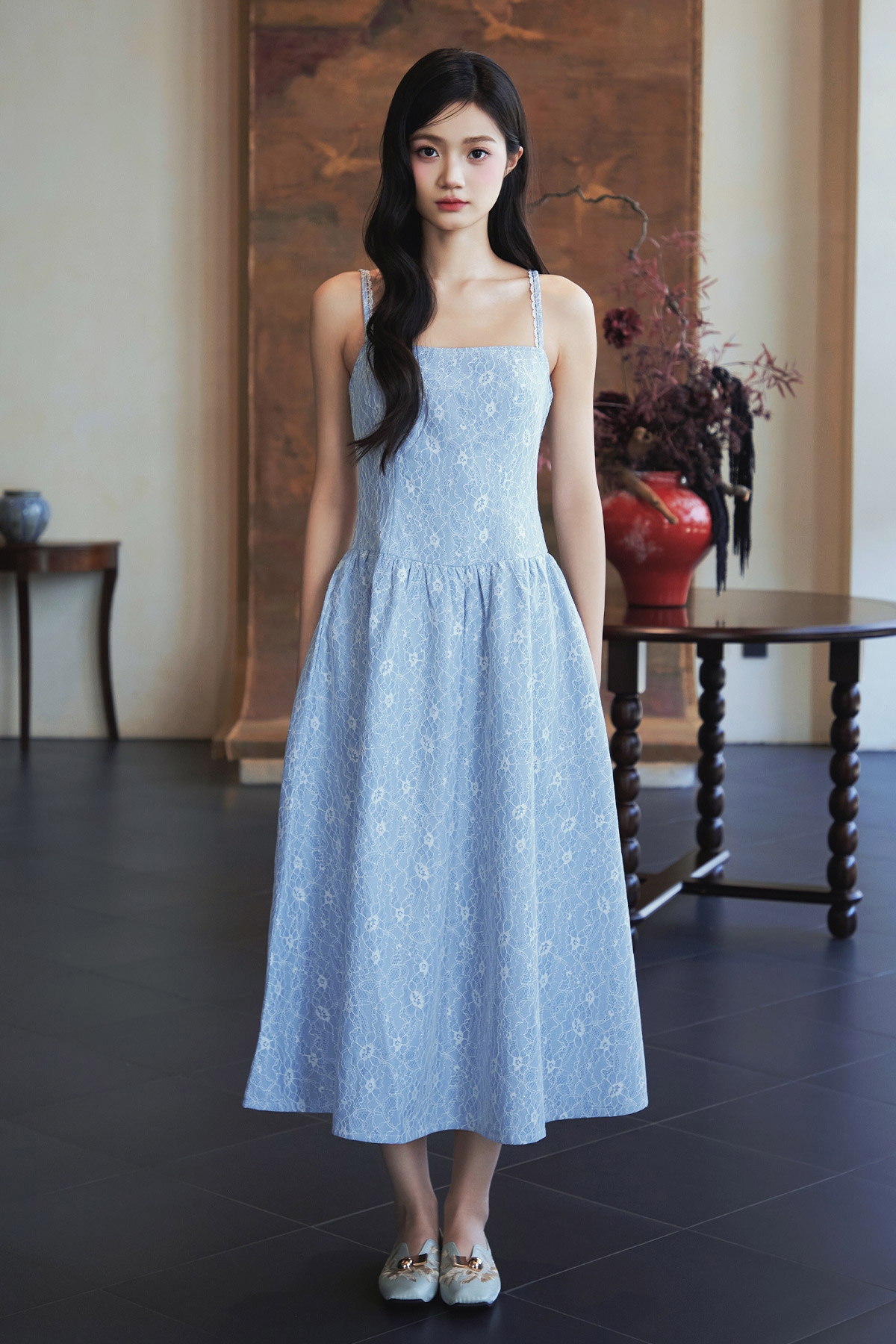 SUSSIE DRESS - MIST LACE [BY MODPARADE]