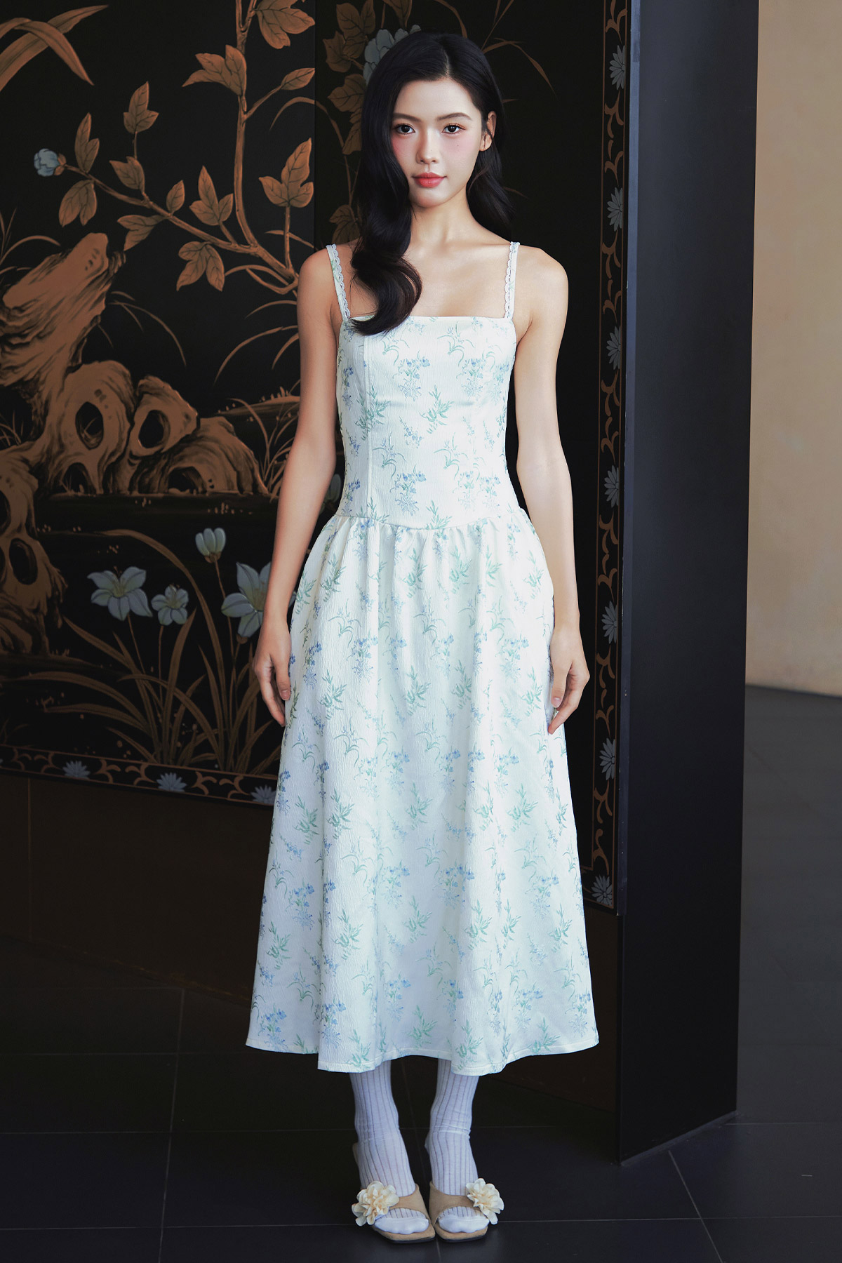 SUSSIE DRESS - PORCELAIN VALE [BY MODPARADE]