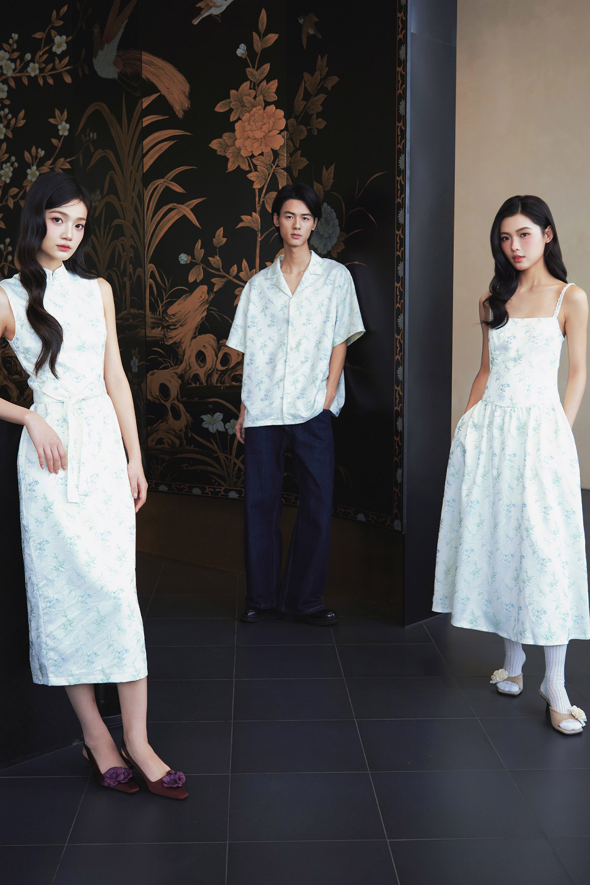 SUSSIE DRESS - PORCELAIN VALE [BY MODPARADE]