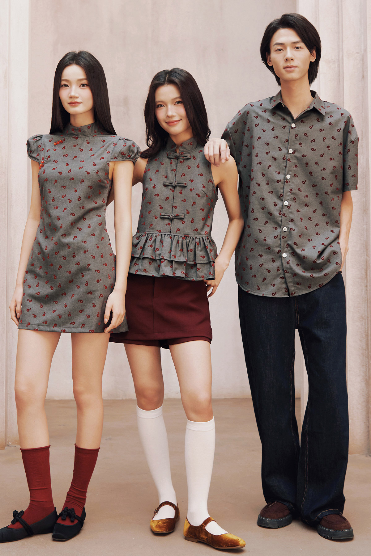 XIU CHEONGSAM DRESS - MOONFIELD ROSE [BY MODPARADE]