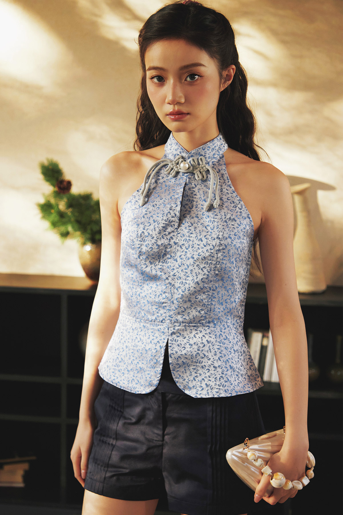 YAN CHEONGSAM TOP - ROYALE SONATA [BY MODPARADE]