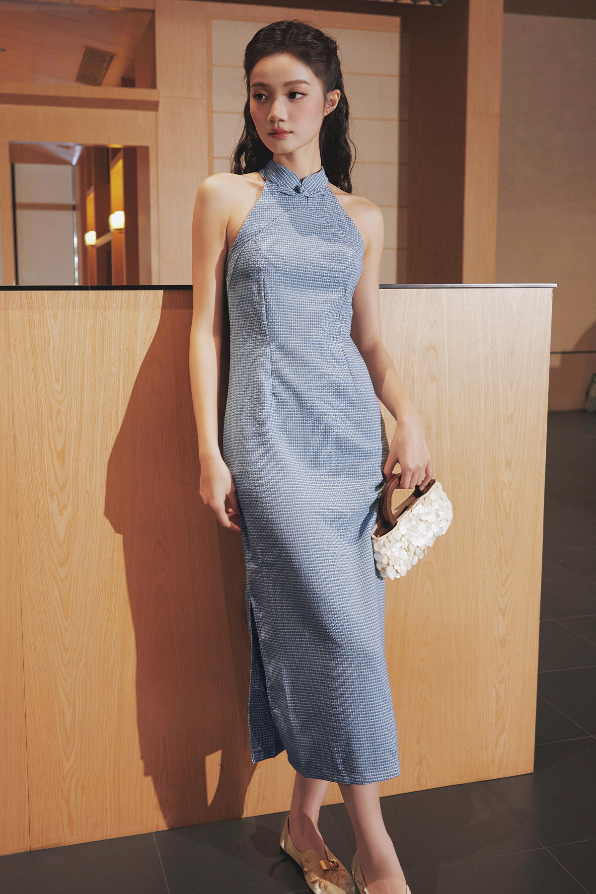 YING CHEONGSAM DRESS - DAYBREAK [BY MODPARADE]