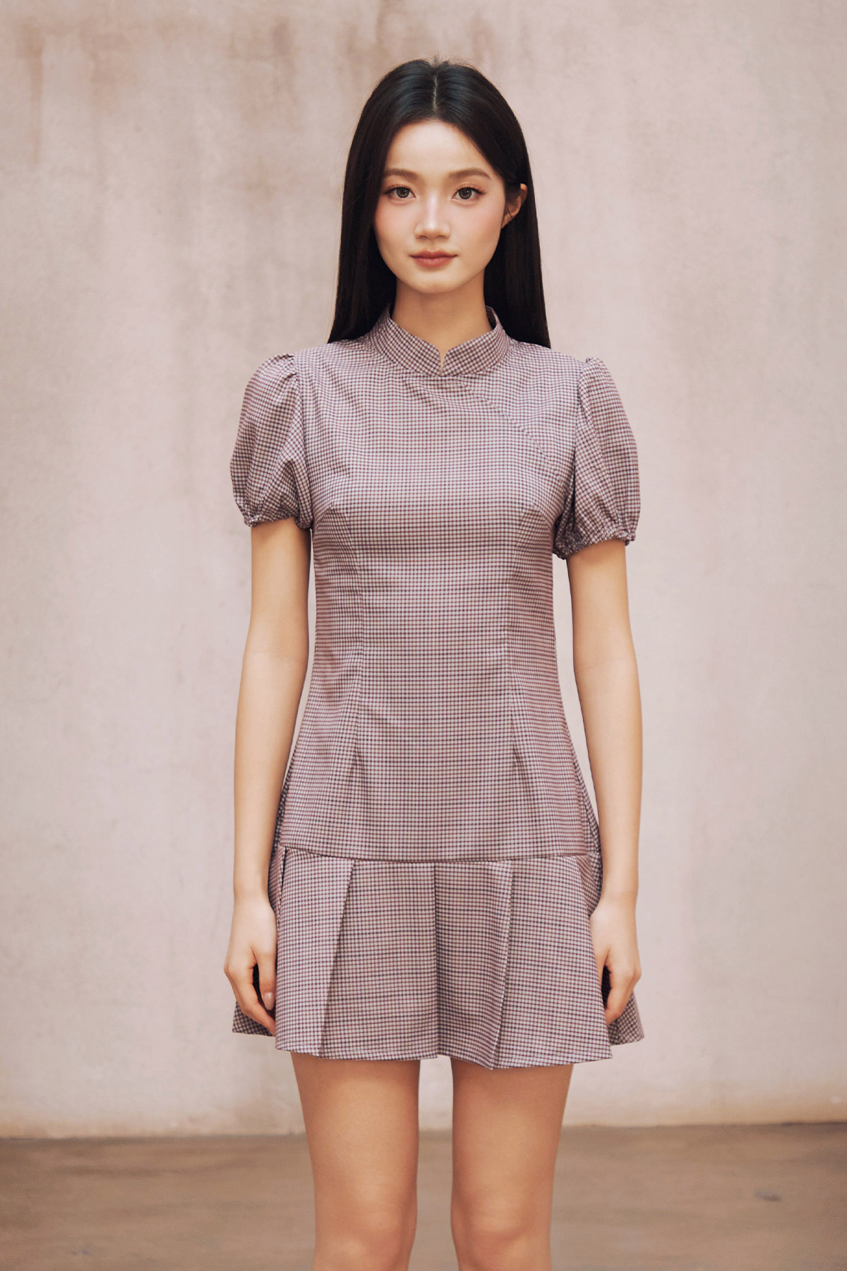 YUN CHEONGSAM DRESS - BLUEBERRY [BY MODPARADE]