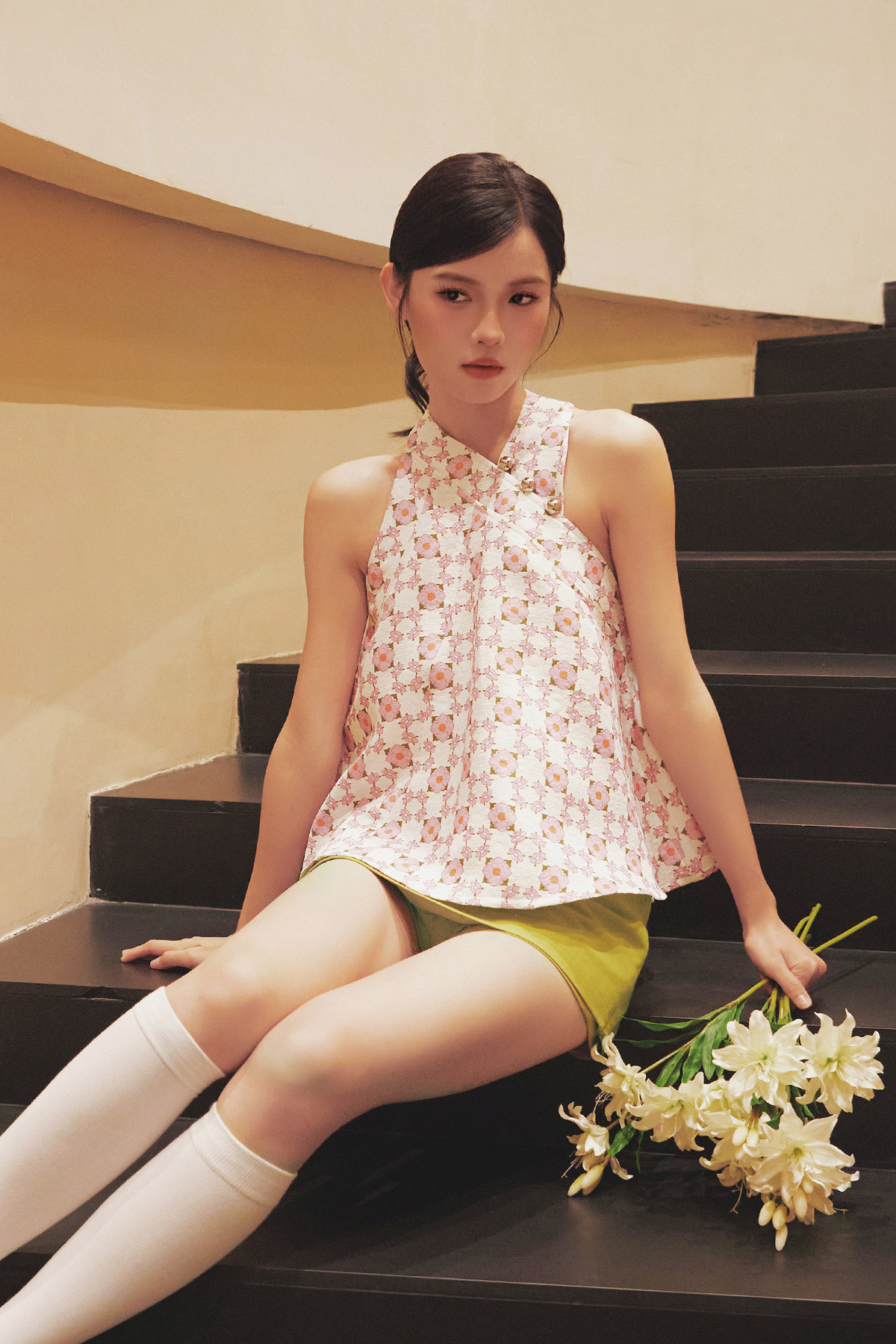 ZEXI TOP - NYONYA PEONIA [BY MODPARADE]