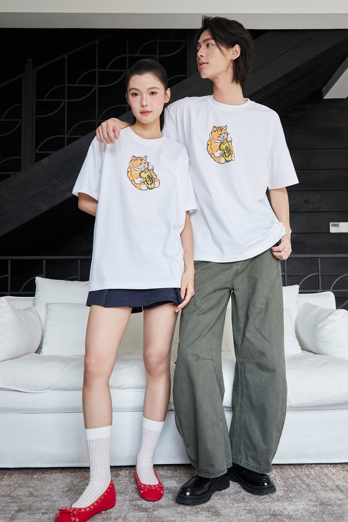CNY 2026 TEE - 福到 FORTUNE CAT [BY MODPARADE]