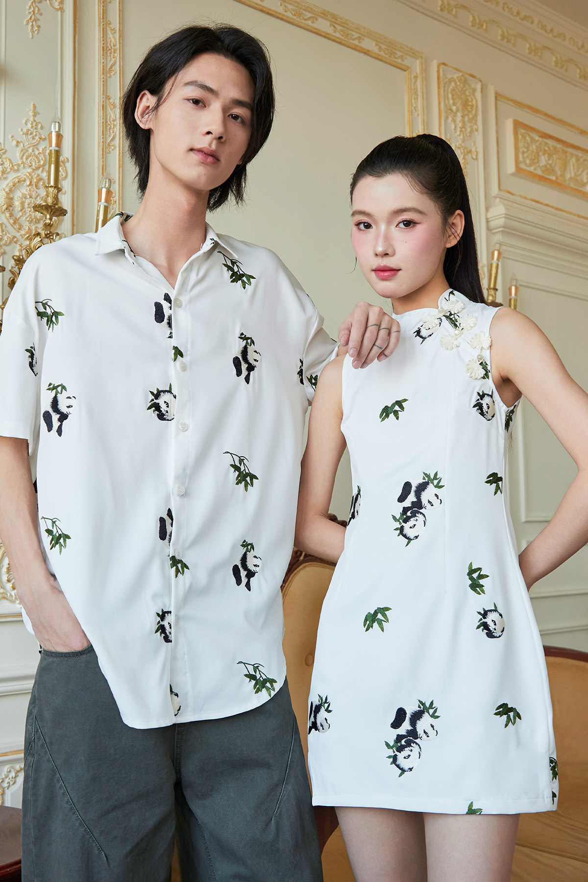 FREDDIE SHIRT - PANDA GROVE [BY MODPARADE]