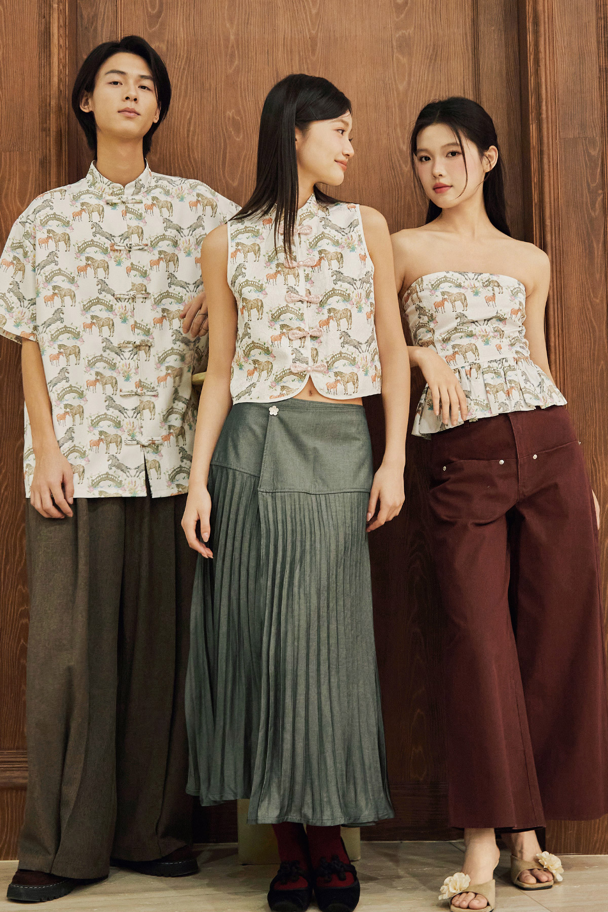 HAN SHIRT - SADDLE BLOOM [BY MODPARADE]