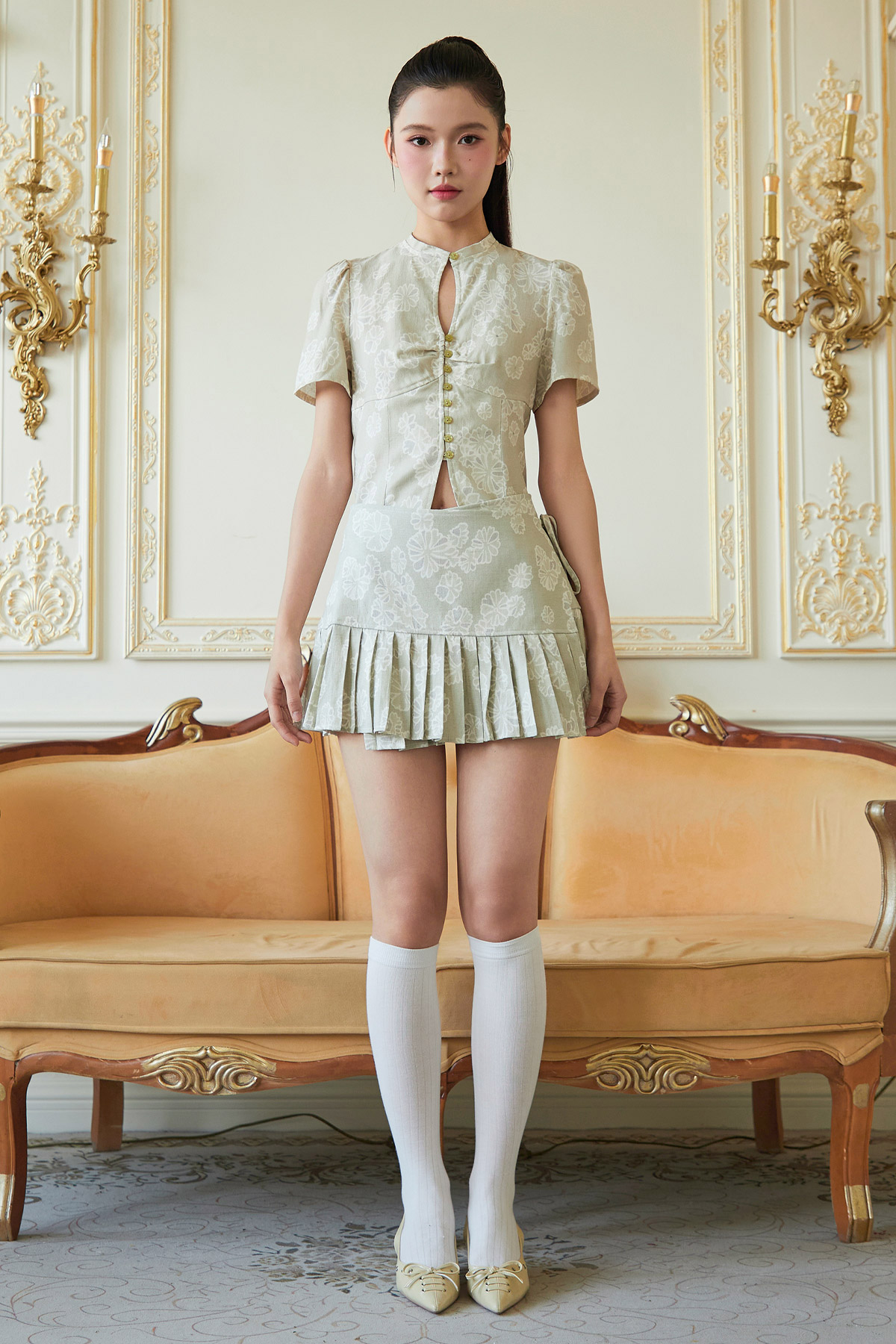 JEAN SKIRT - SAGEFIELD [BY MODPARADE]