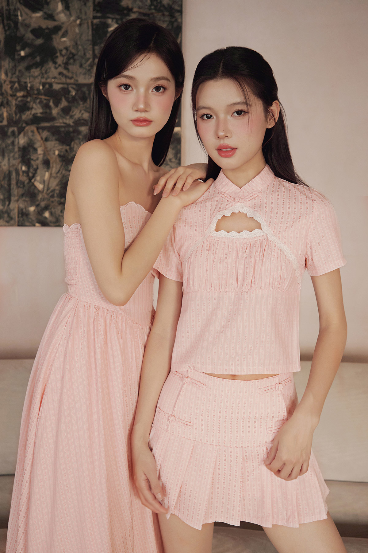 JUE CHEONGSAM TOP - PRIMELLE [BY MODPARADE]