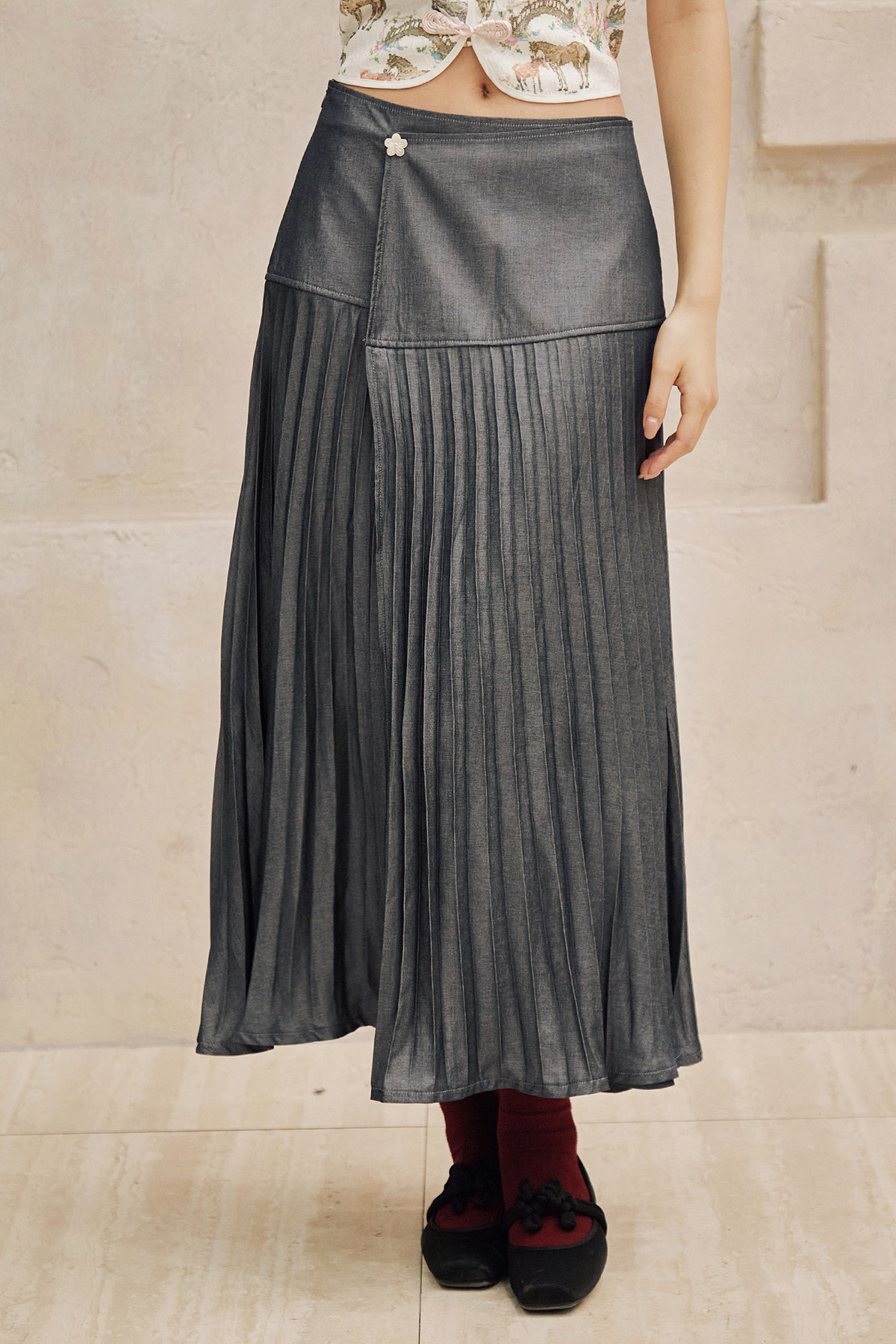 KELD SKIRT - GRAPHITE [BY MODPARADE]