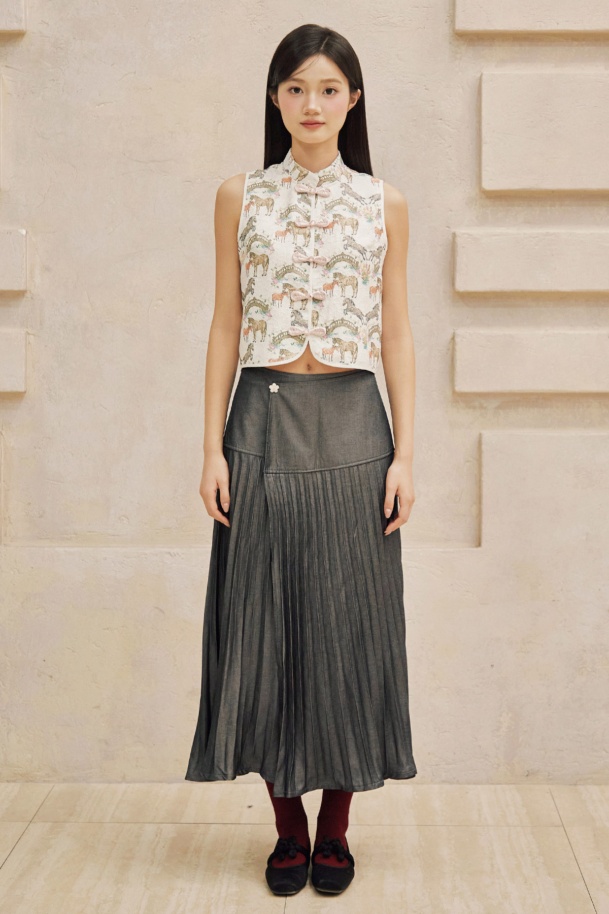 KELD SKIRT - GRAPHITE [BY MODPARADE]