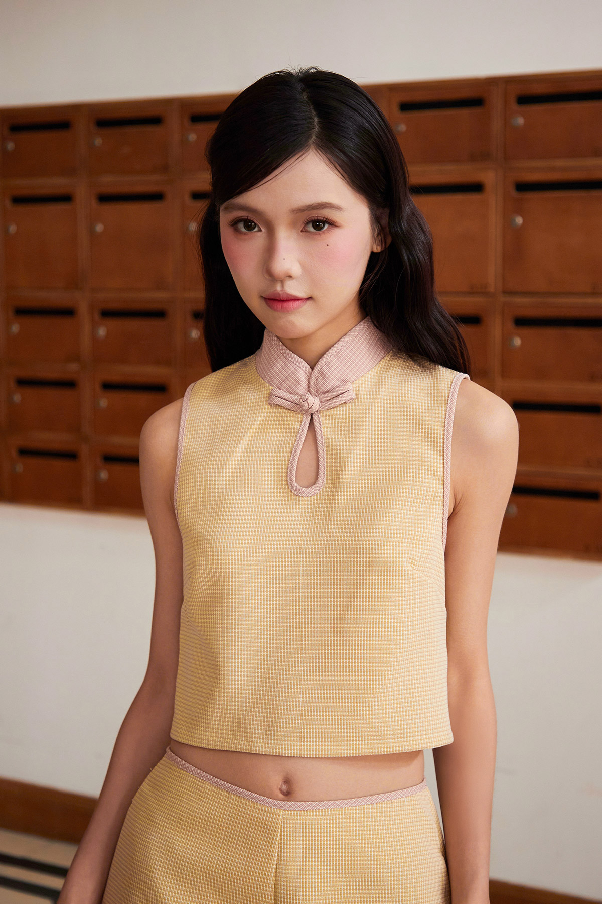 LIN CHEONGSAM TOP - DANDELION [BY MODPARADE]